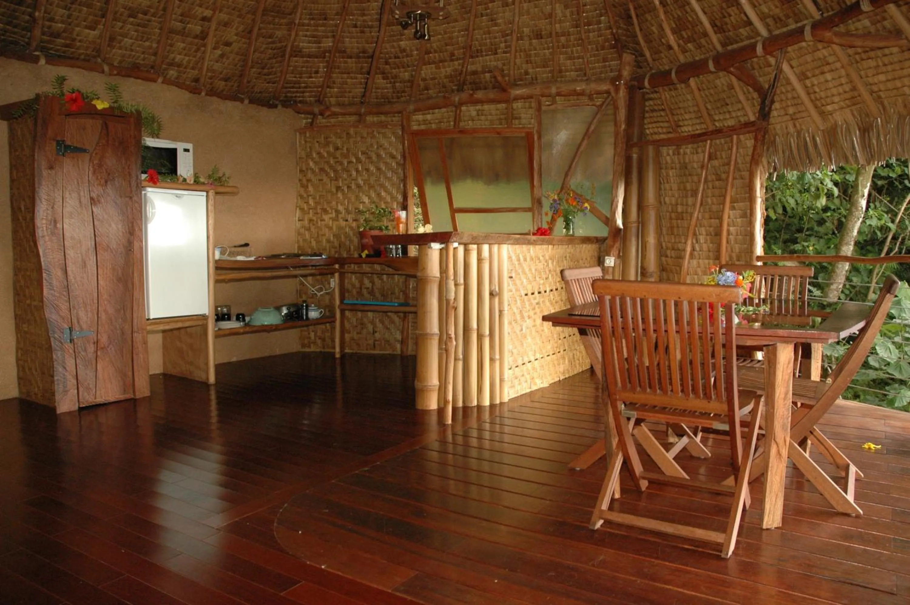 Patio in Vanira Lodge
