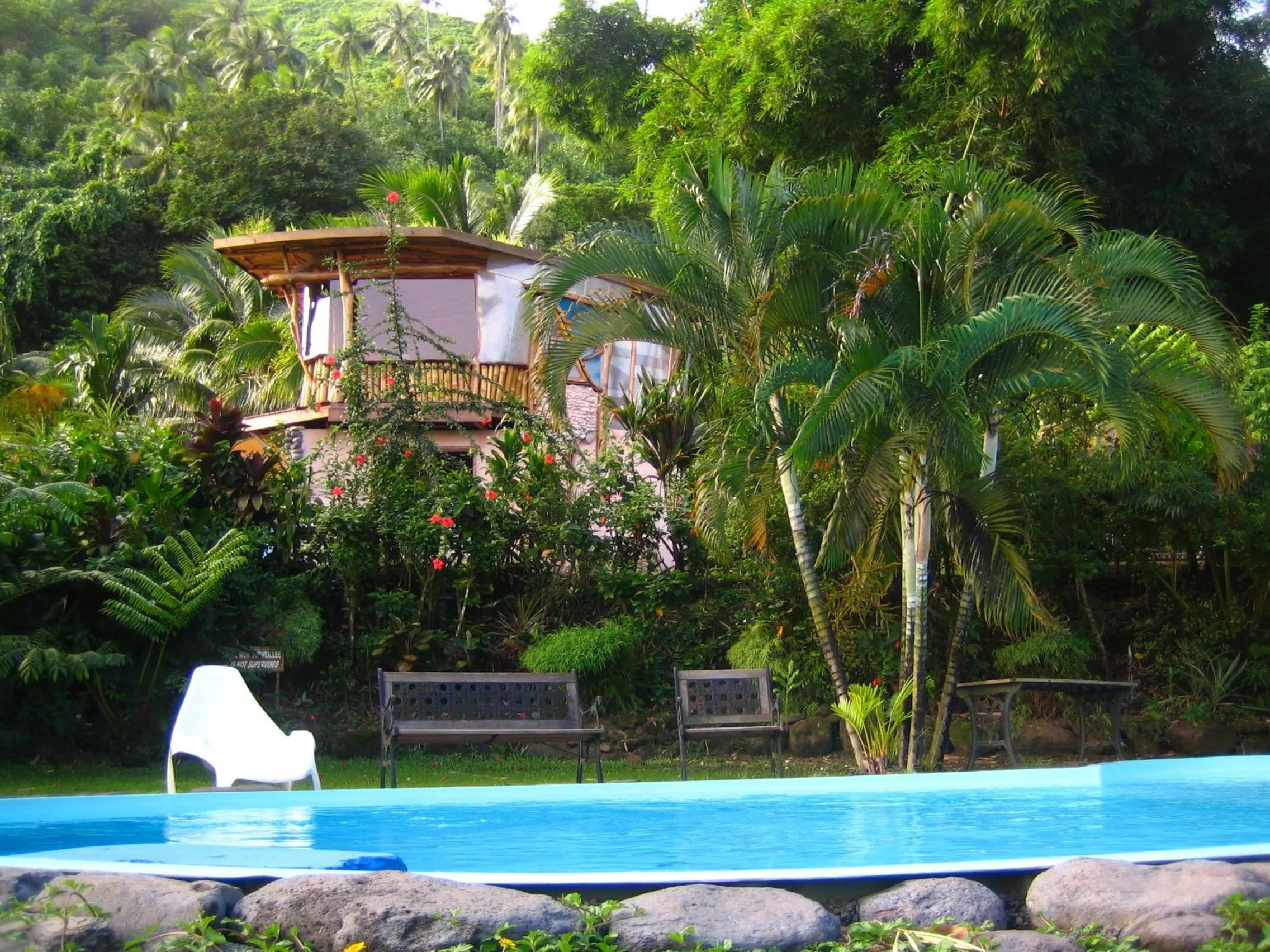Swimming pool in Vanira Lodge