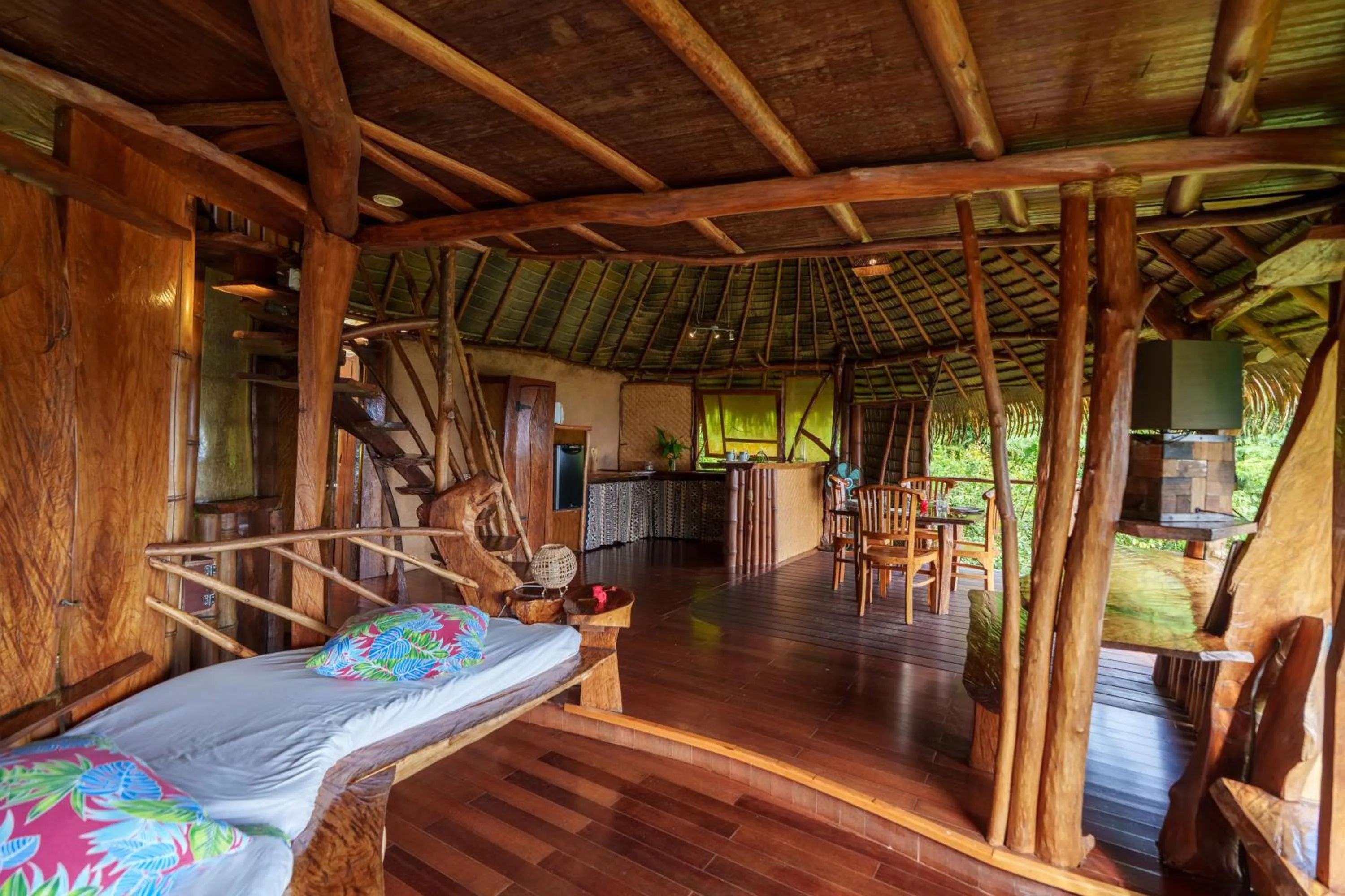 Bed in Vanira Lodge