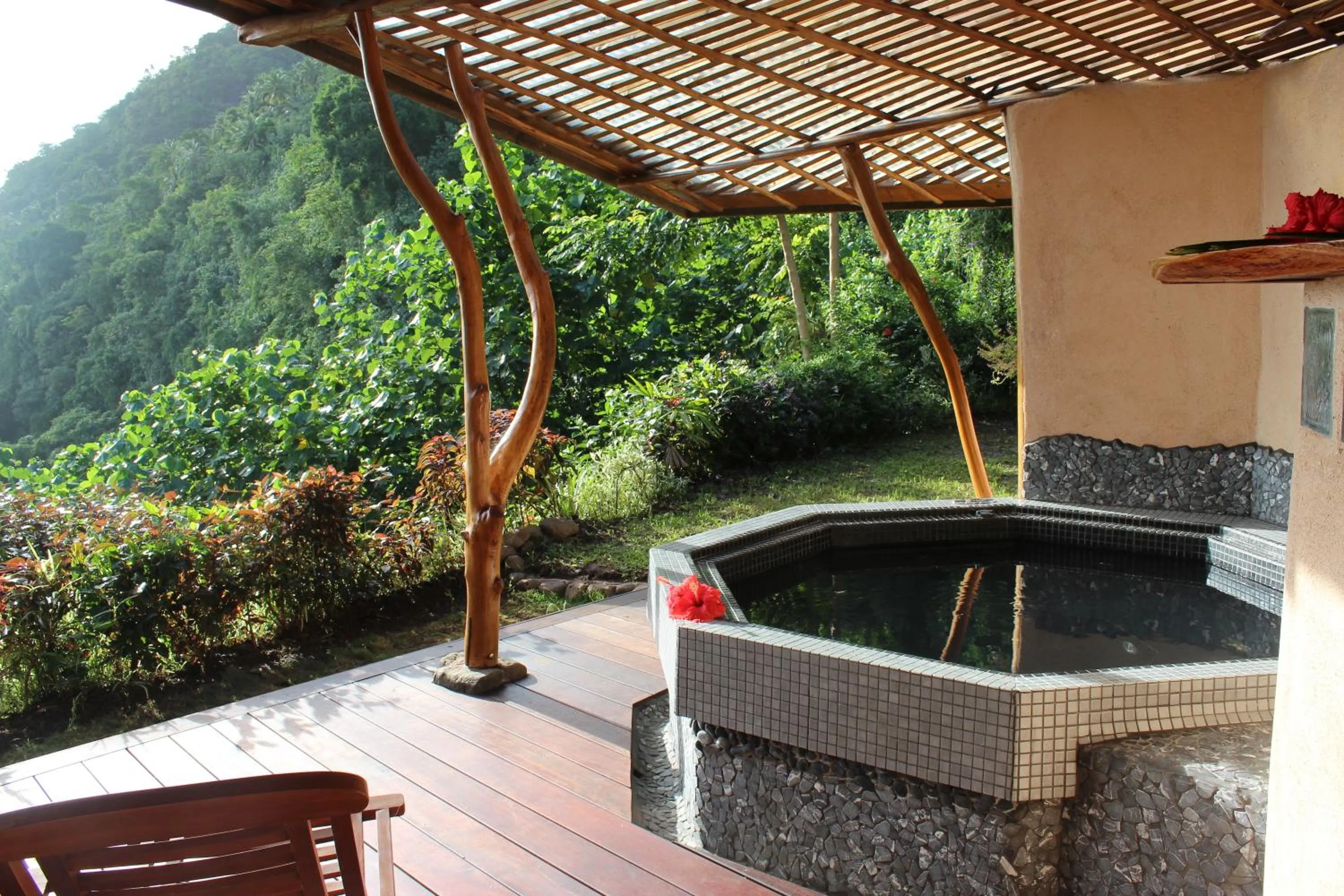 Patio in Vanira Lodge