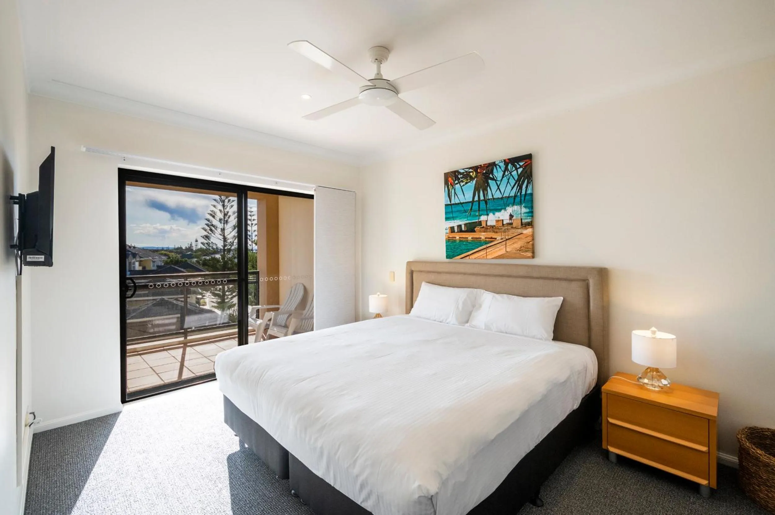 Bed in The Sands Resort at Yamba