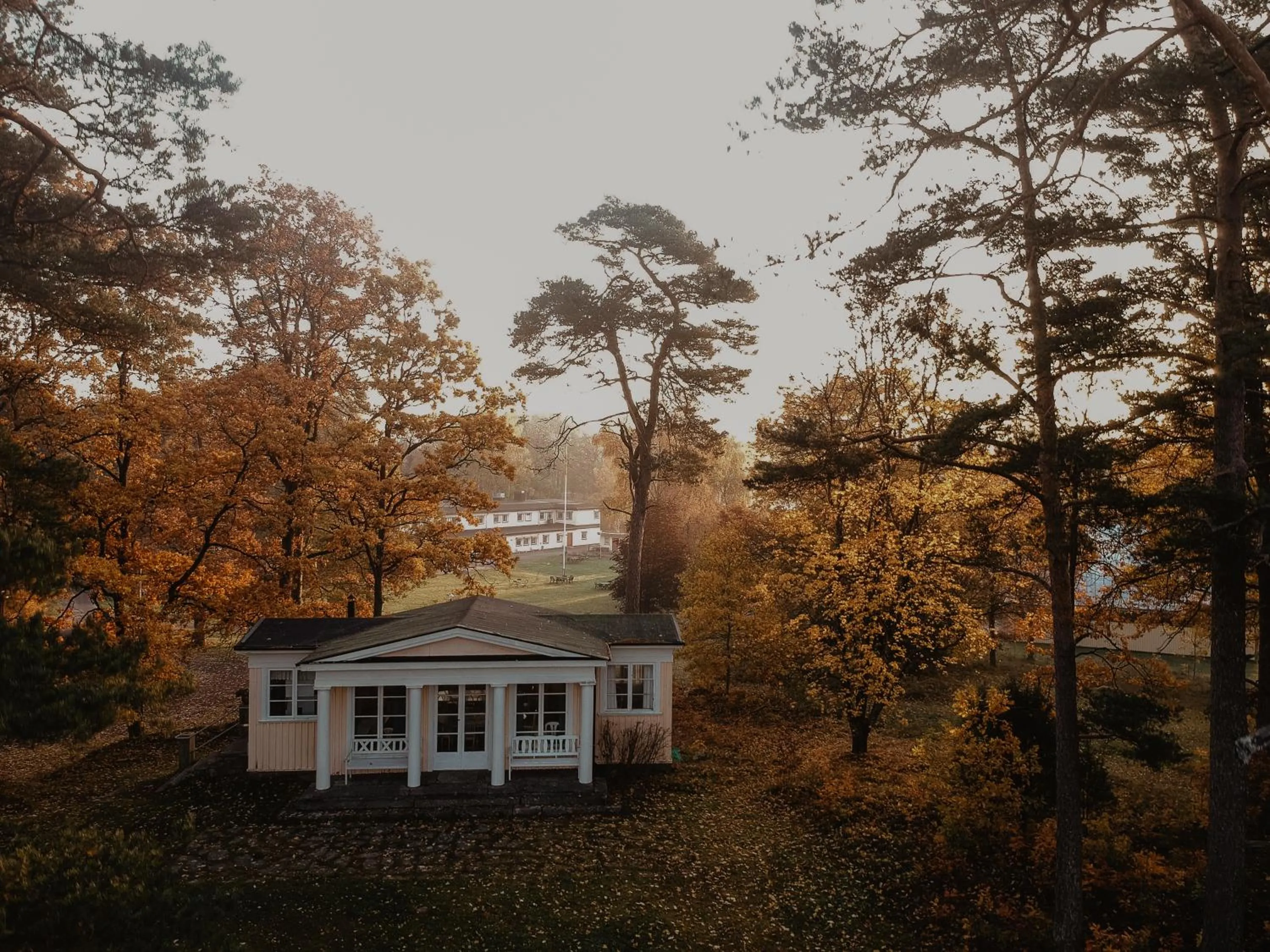 Garden view in Stiftsgården Tallnäs