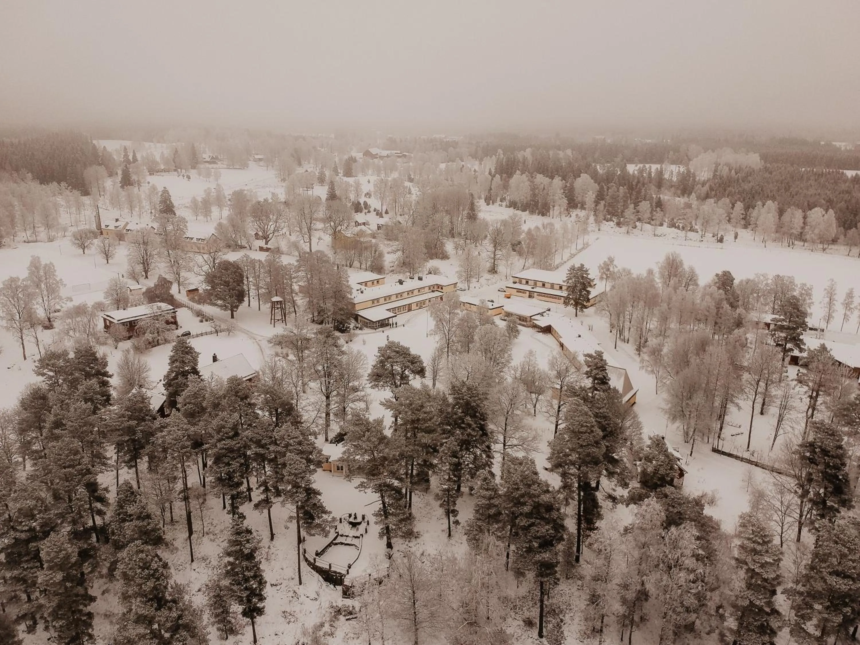 Natural landscape in Stiftsgården Tallnäs