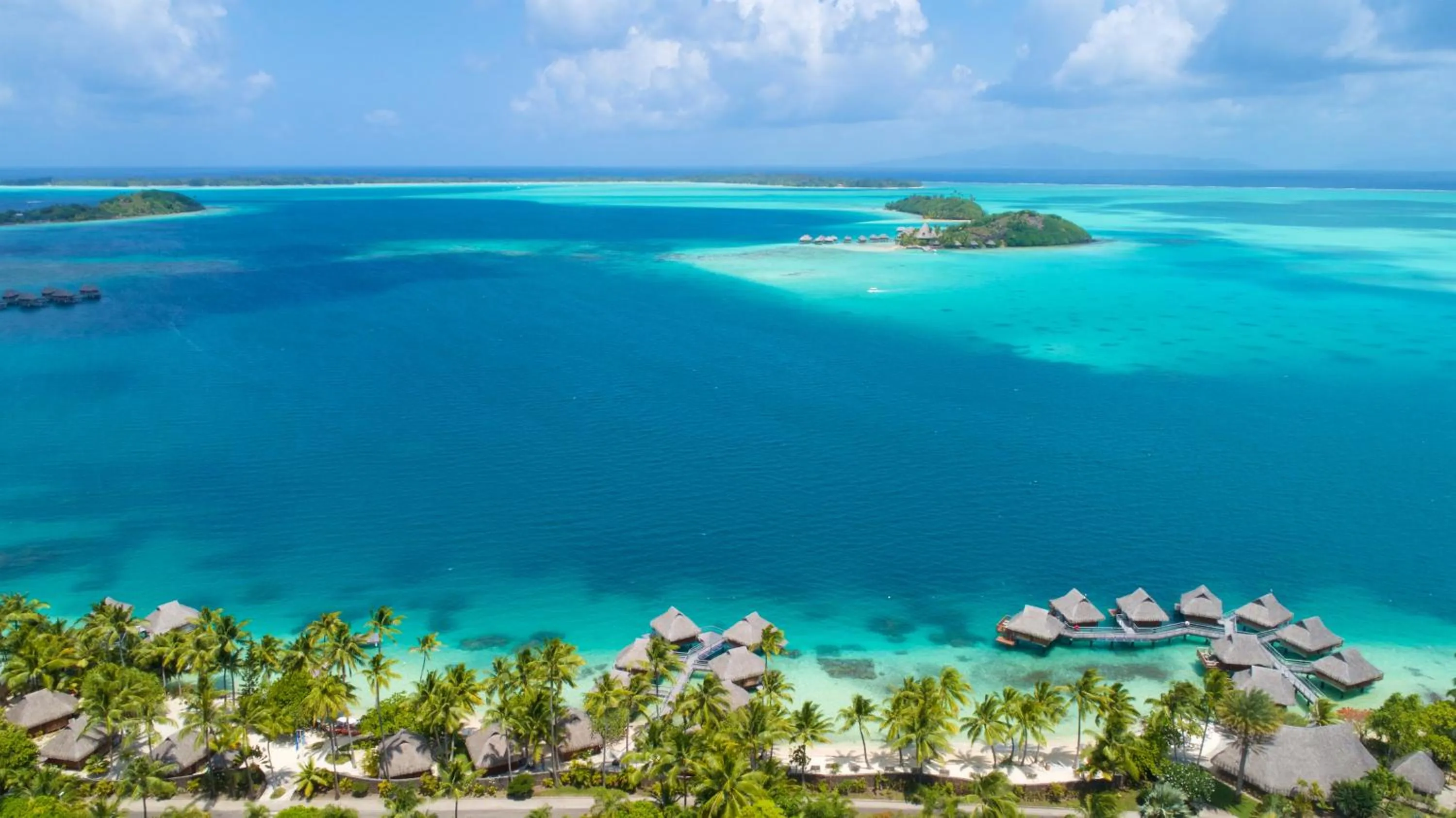 Bird's eye view in Maitai Bora Bora
