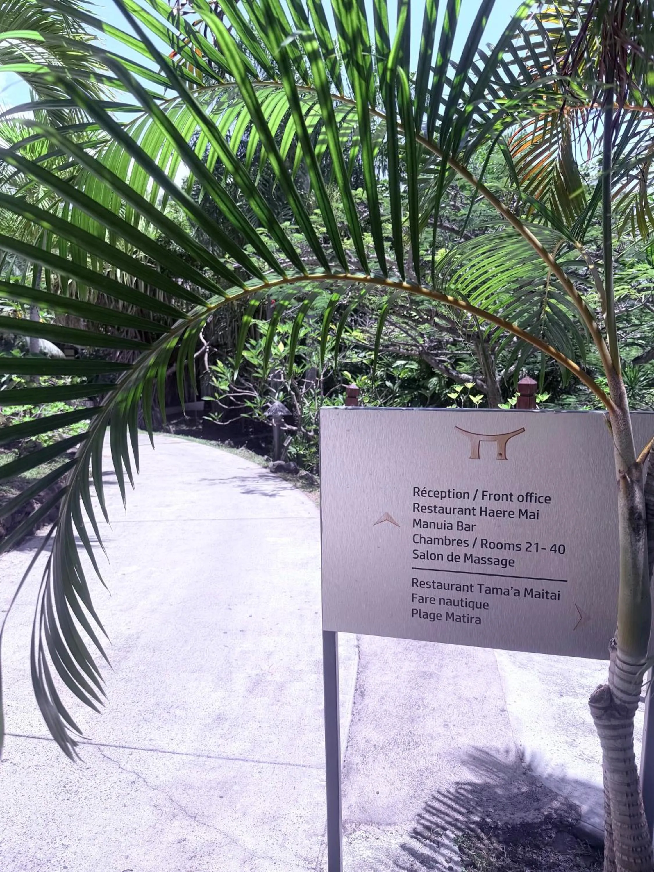 Area and facilities in Maitai Bora Bora