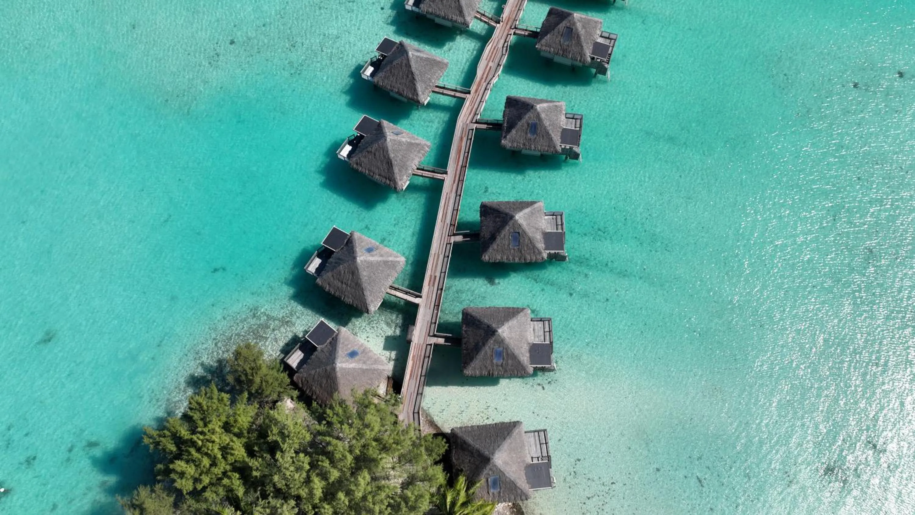 Bird's eye view in Westin Bora Bora Resort & Spa