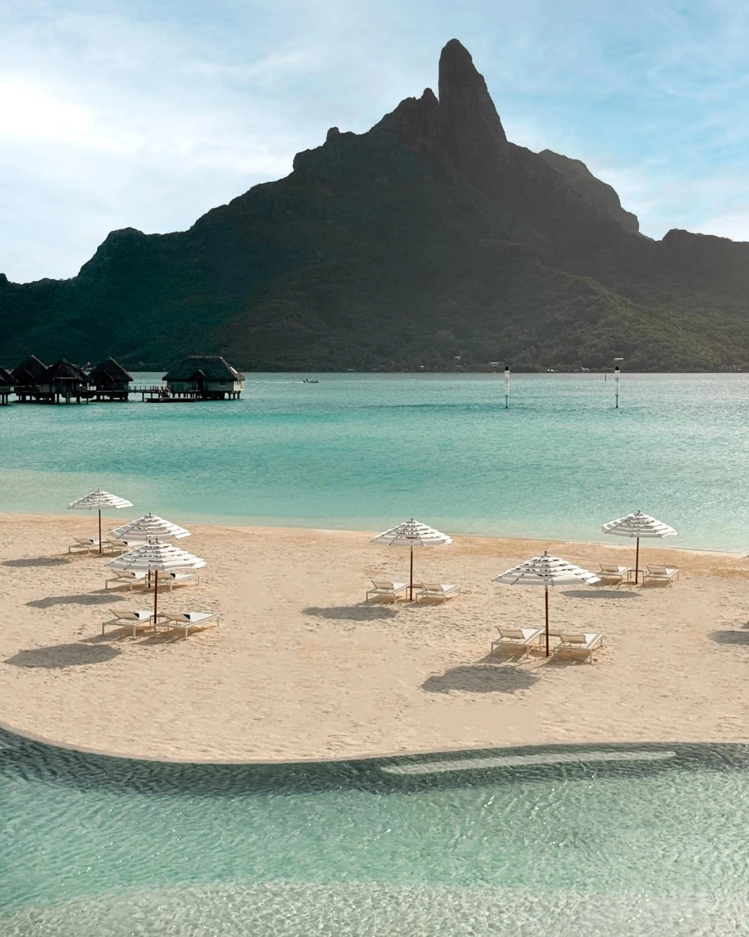Beach in Westin Bora Bora Resort & Spa