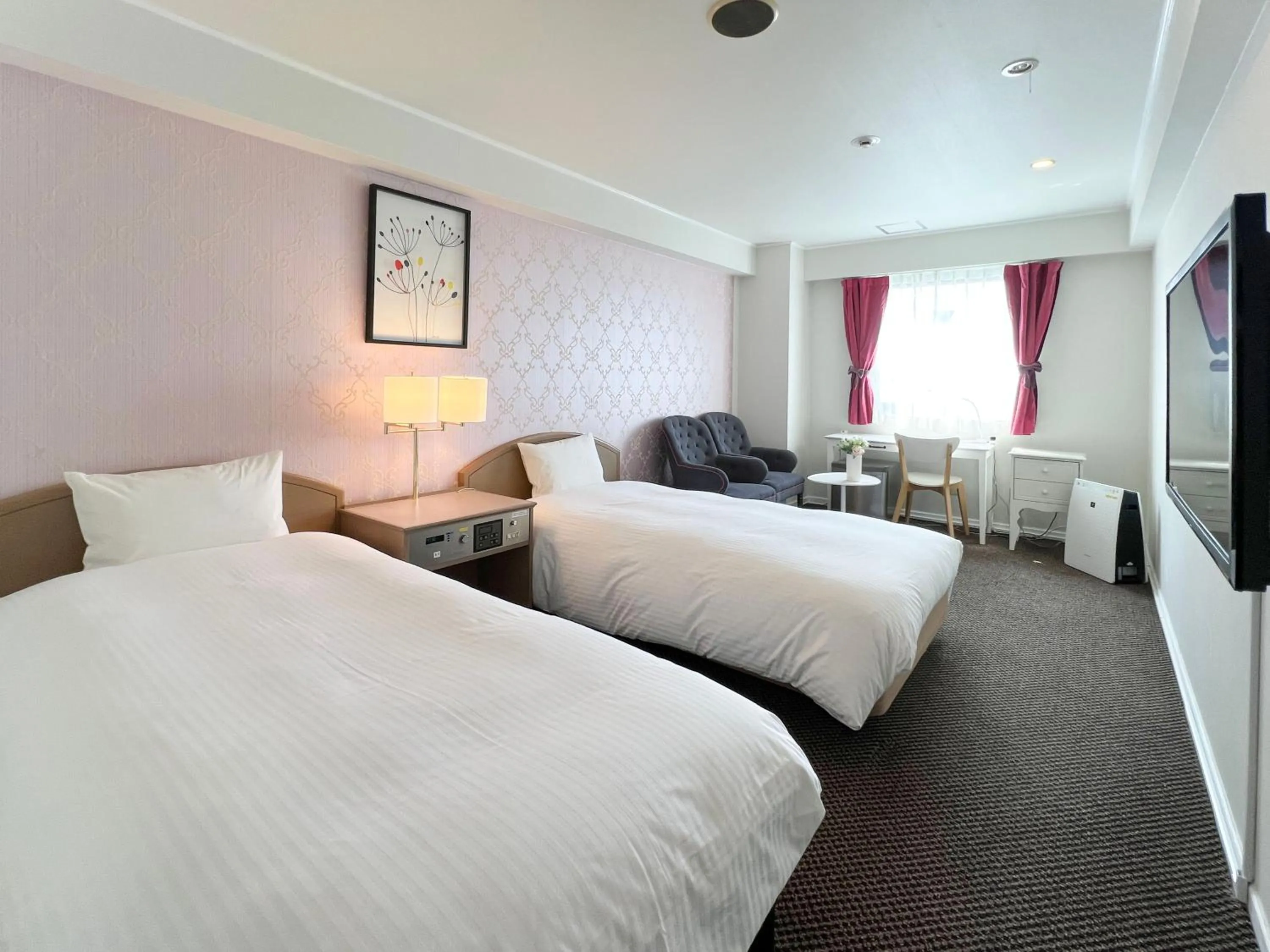 Bed in Grand Park Hotel Panex Chiba