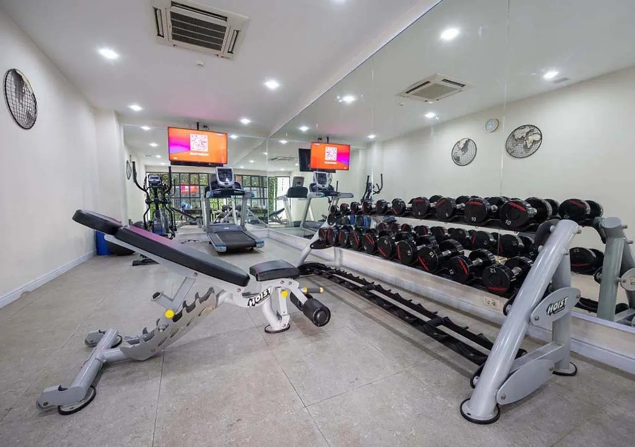 Fitness centre/facilities in Le Thatluang D'oR Boutique Hotel