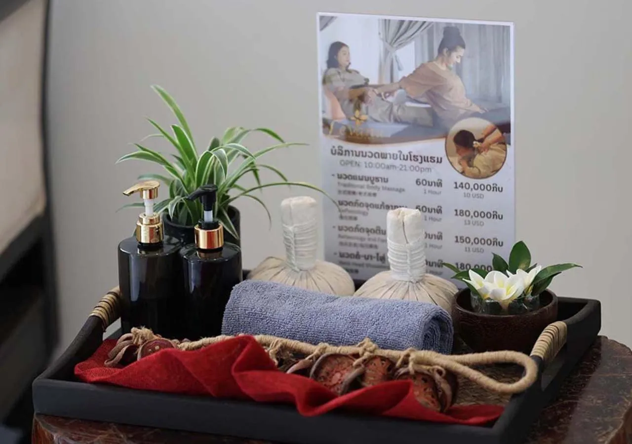 Lobby or reception in Le Thatluang D'oR Boutique Hotel