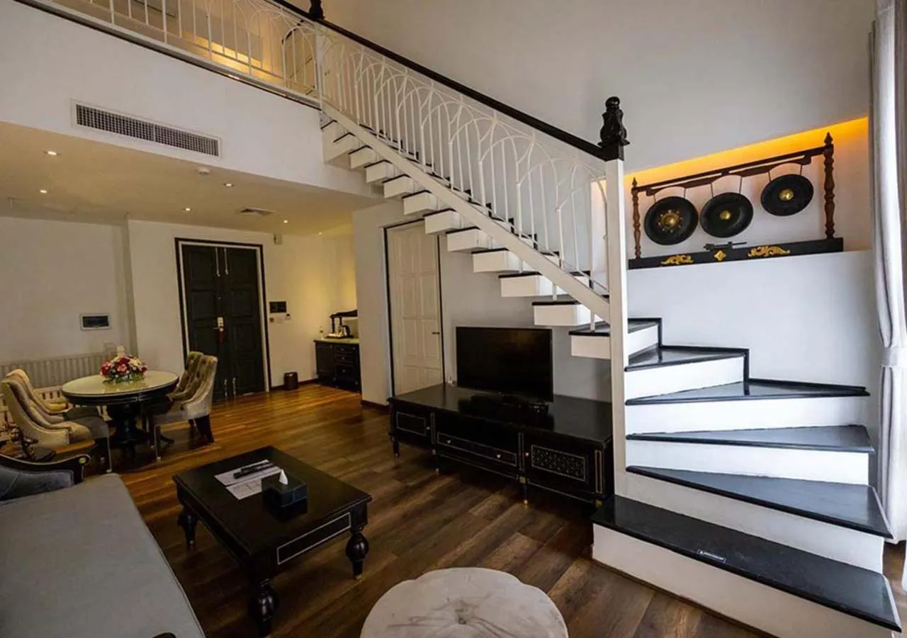 Living room in Le Thatluang D'oR Boutique Hotel