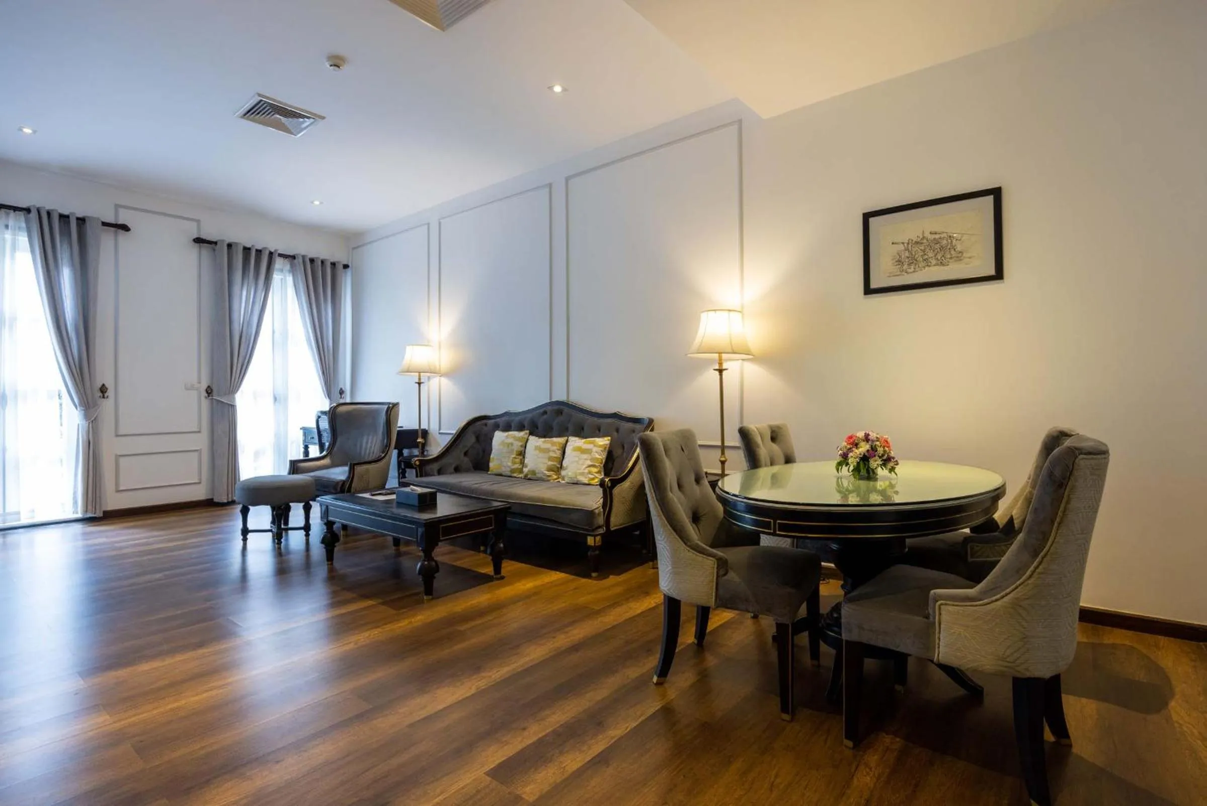 Living room in Le Thatluang D'oR Boutique Hotel