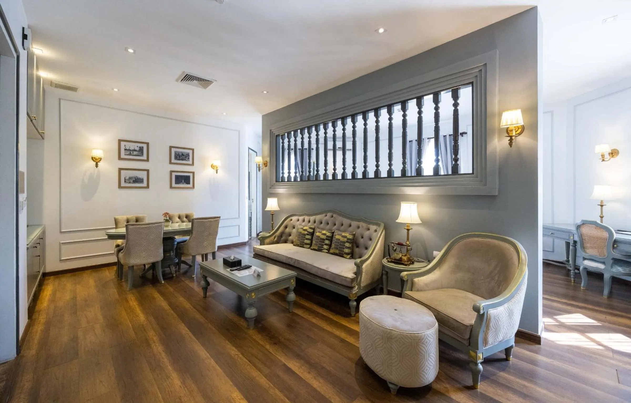 Living room in Le Thatluang D'oR Boutique Hotel