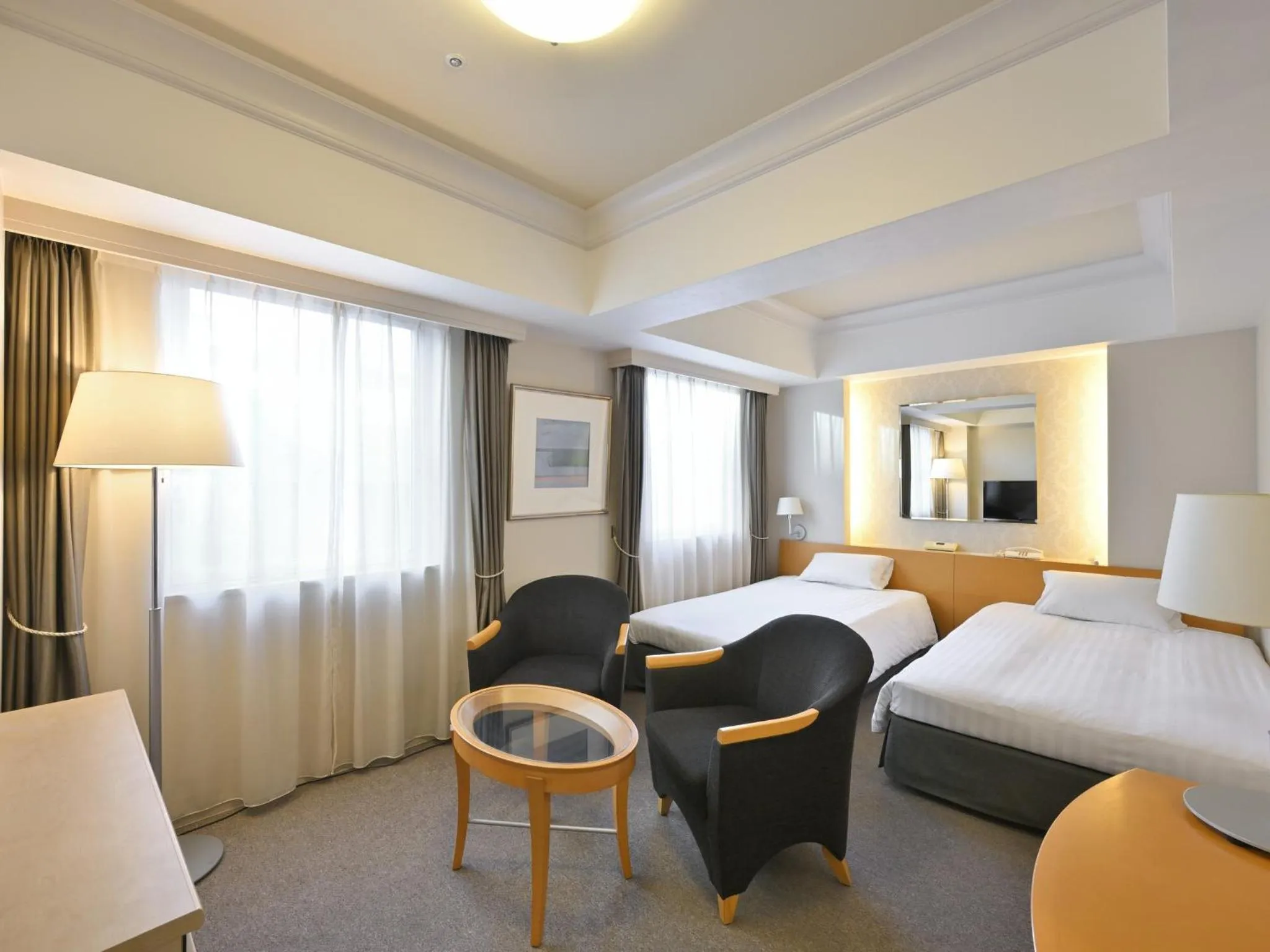 Bed in Rihga Hotel Zest Takamatsu