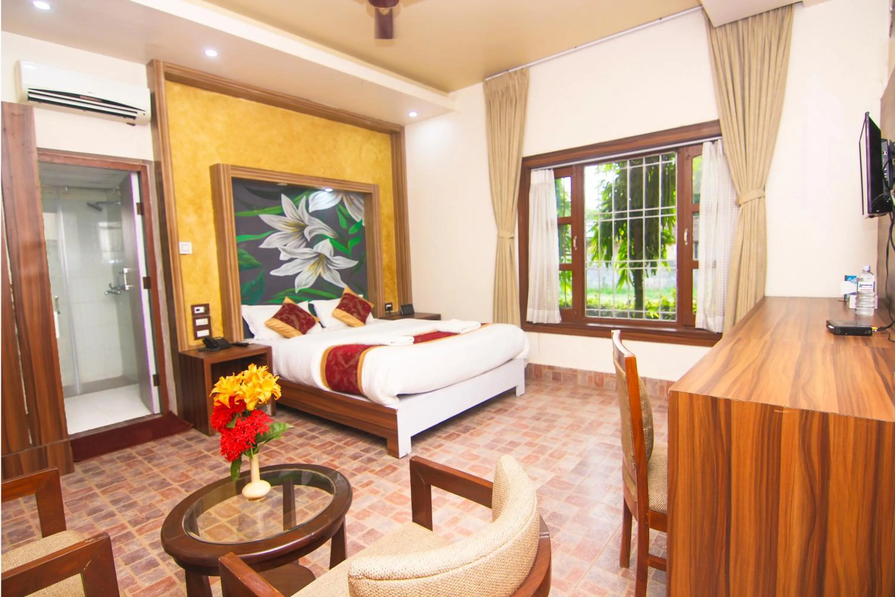 Photo of the whole room, Bed in Jungle Safari Lodge- Serenity in the Wild