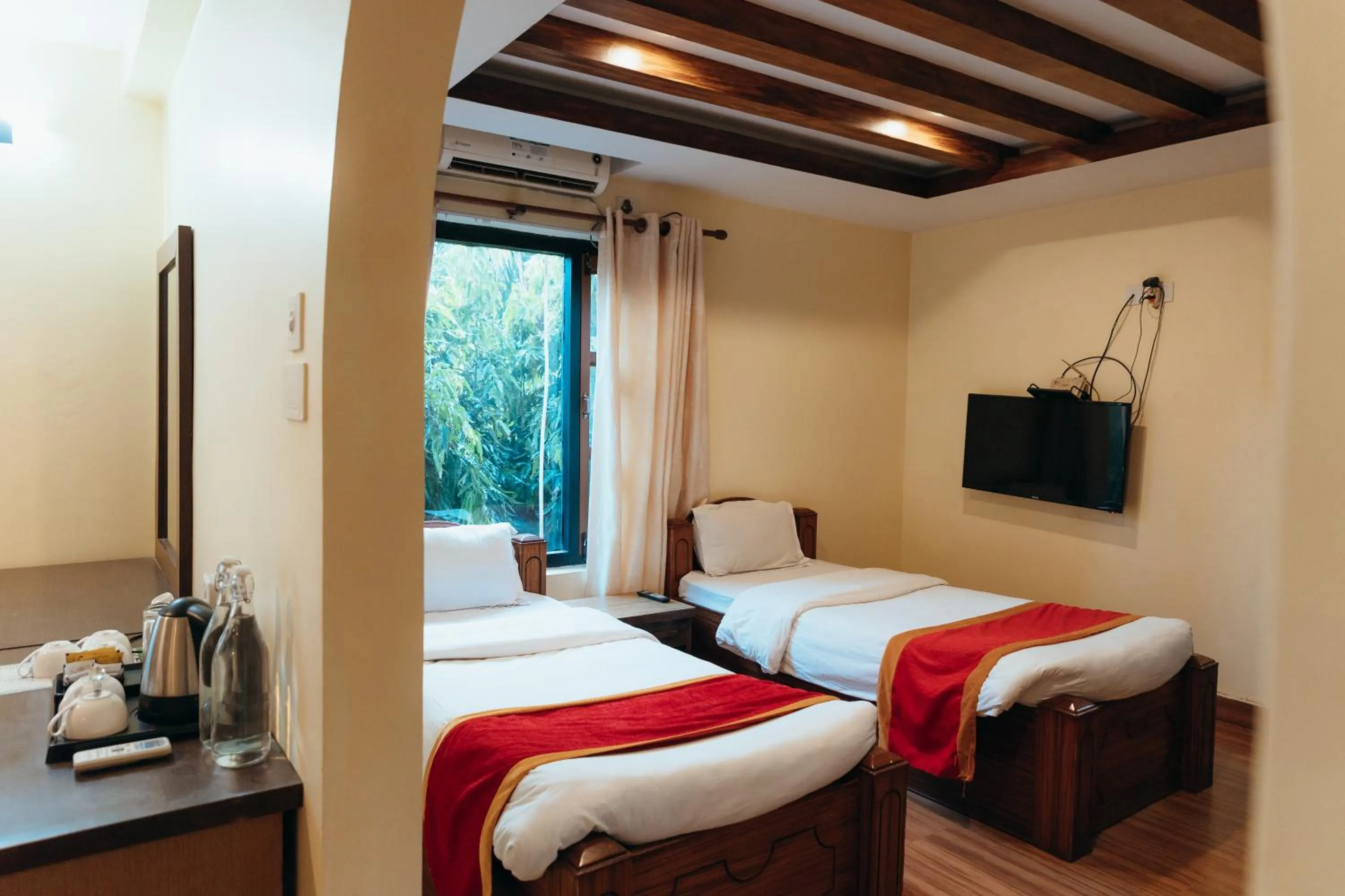 Bed in Jungle Safari Lodge- Serenity in the Wild