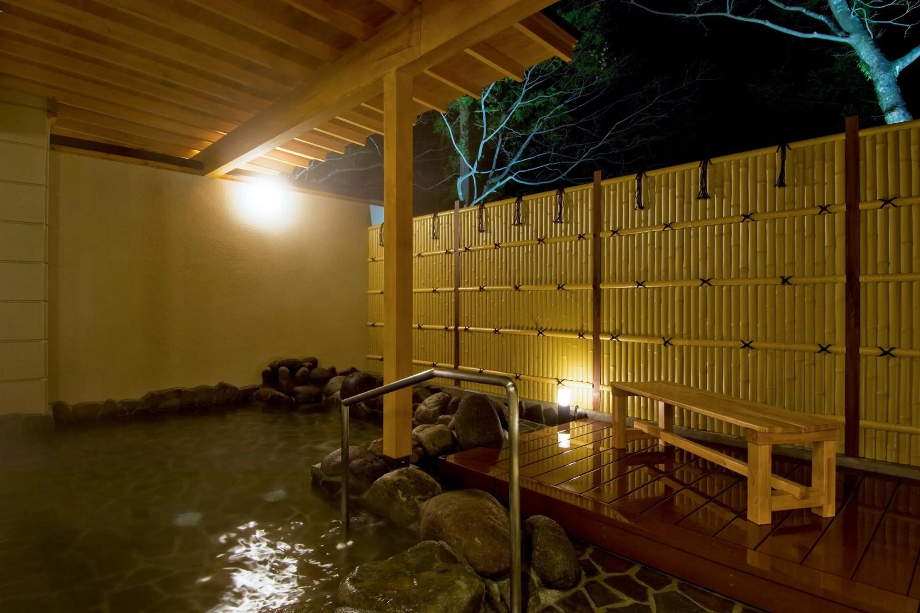 Open Air Bath in Nikko Tokanso