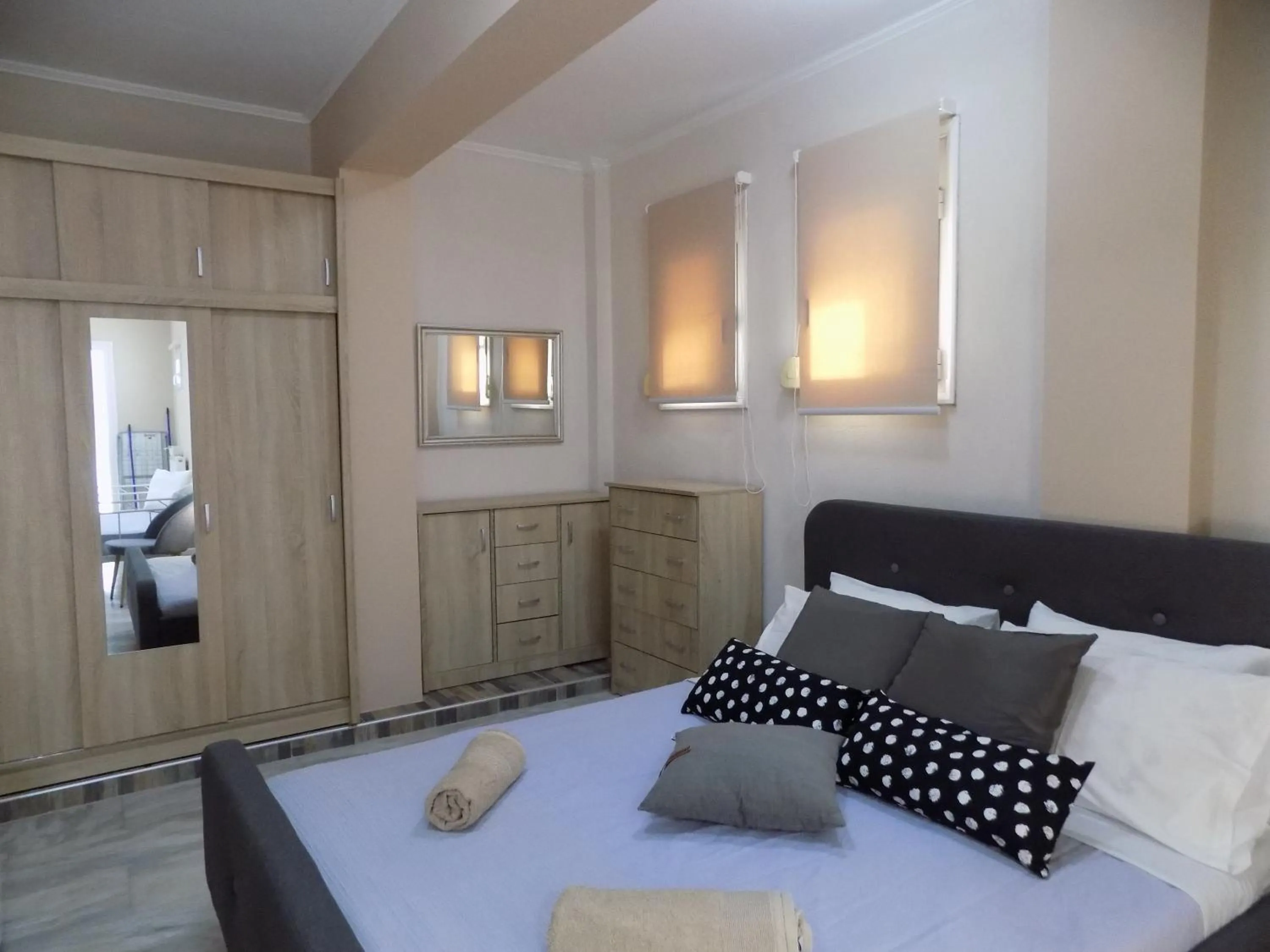 Bedroom, Bed in Mastiha Villas in Town