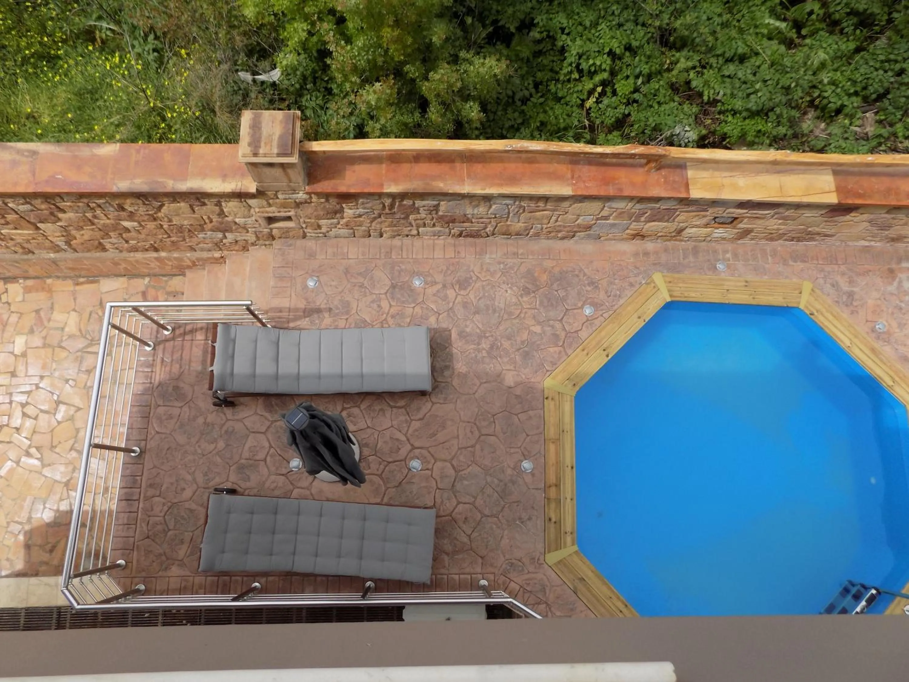 Swimming pool in Mastiha Villas in Town