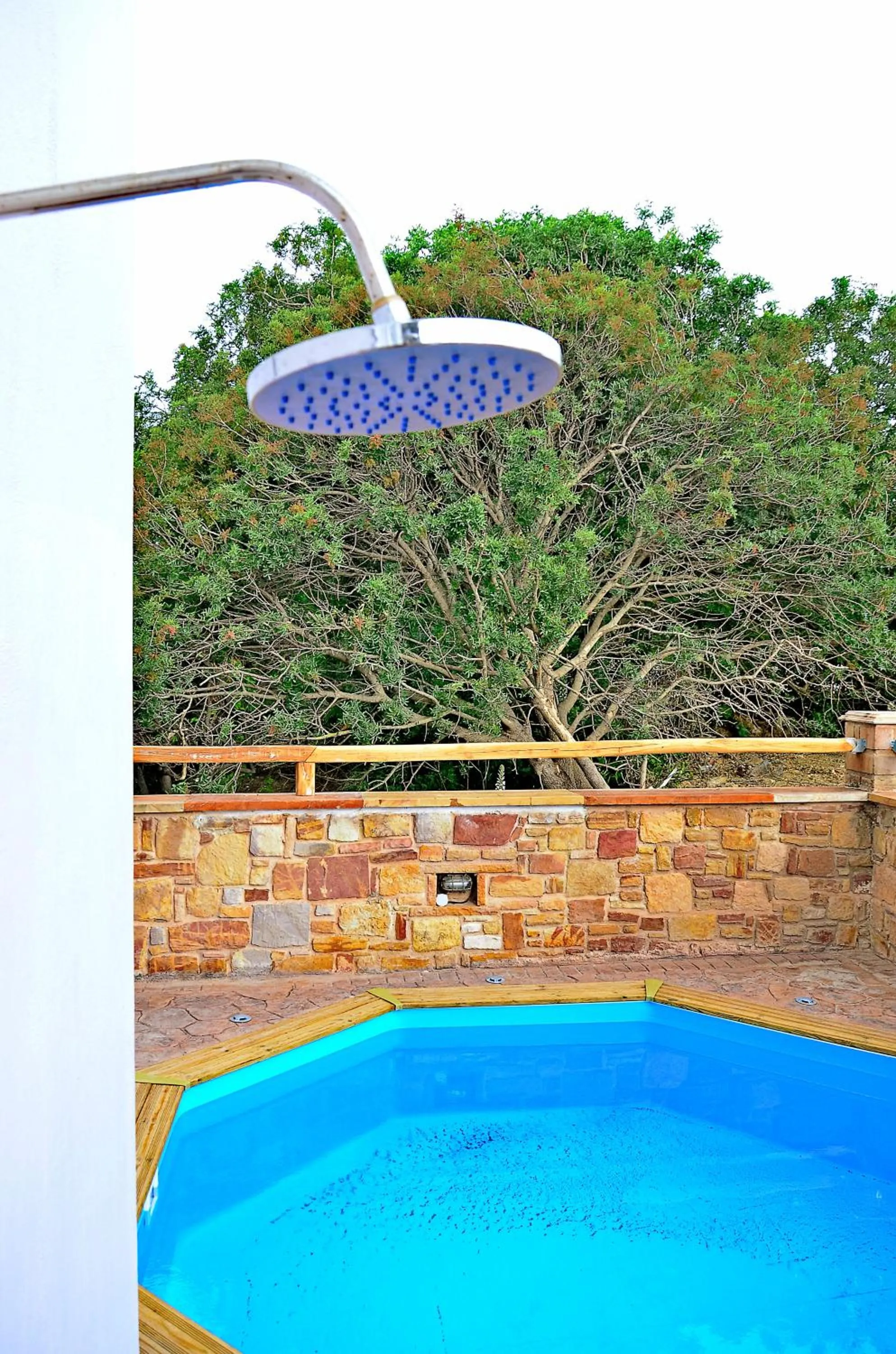 Shower in Mastiha Villas in Town