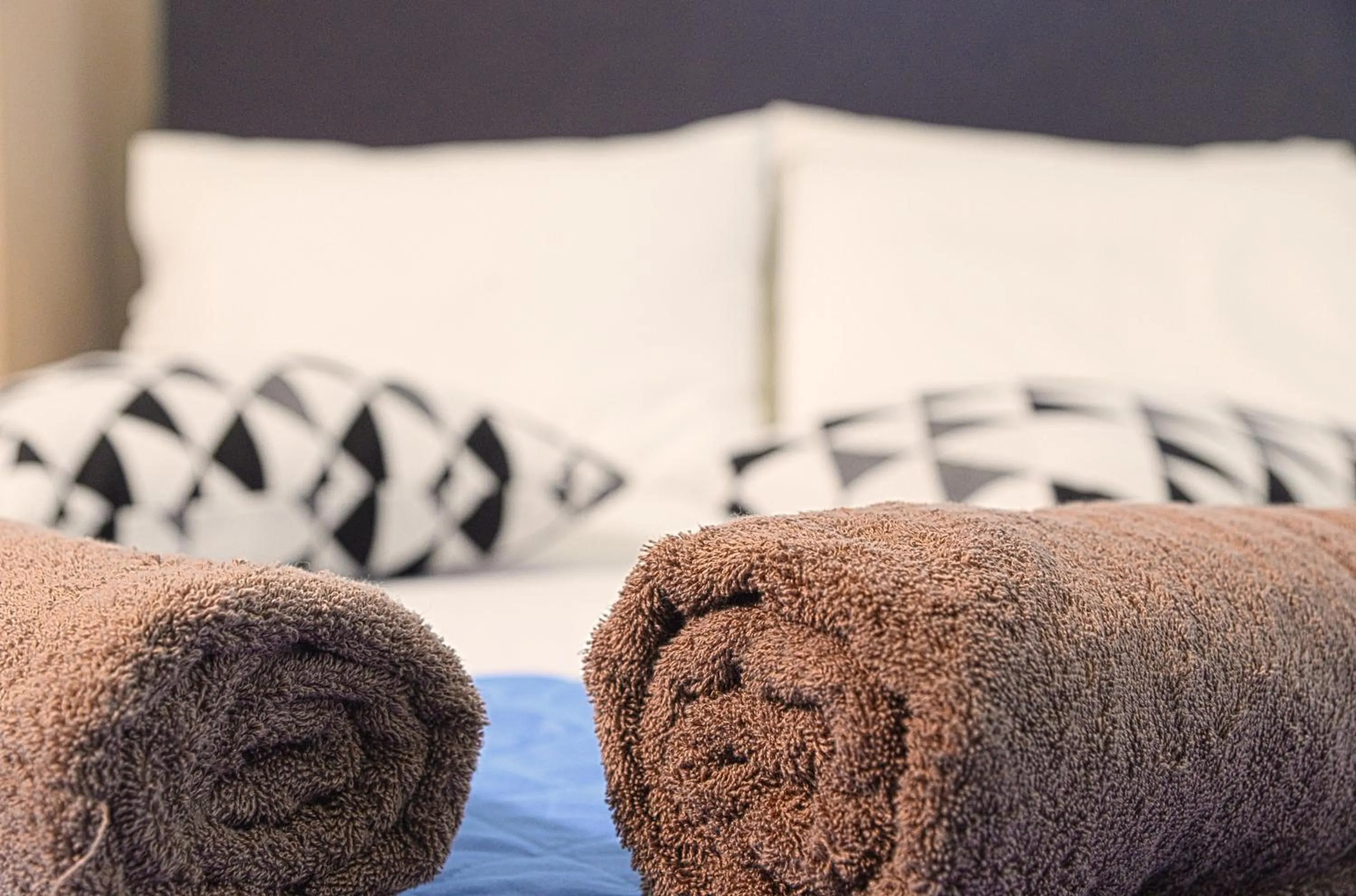 Bed in Mastiha Villas in Town