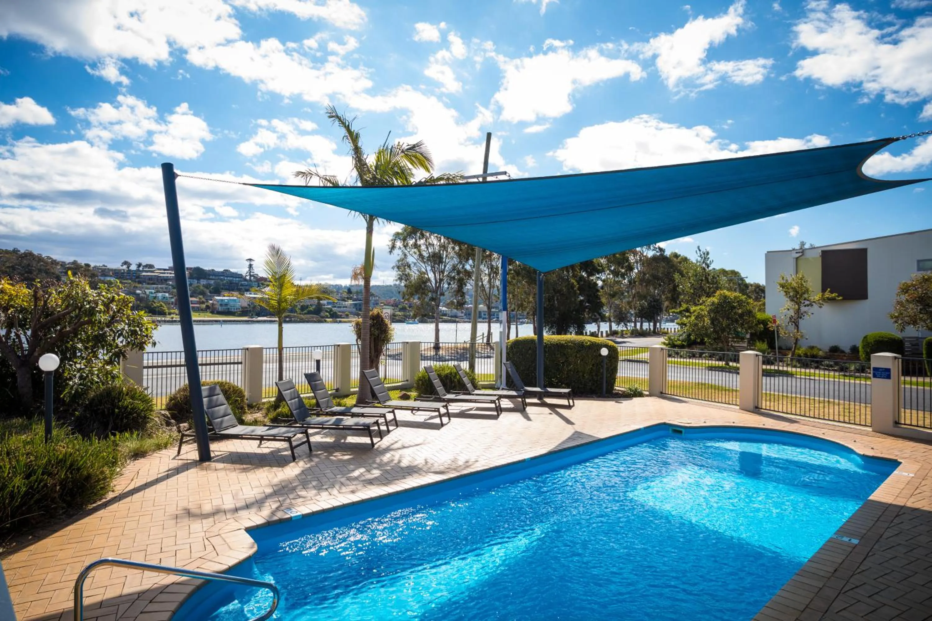 Lake view in Sails Luxury Apartments Merimbula