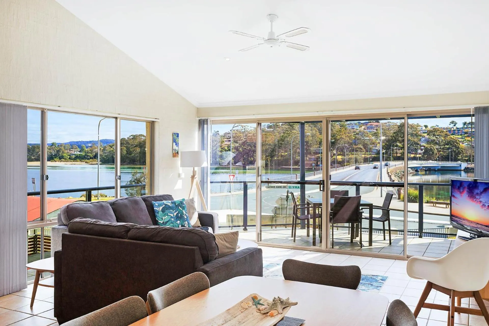 Living room in Sails Luxury Apartments Merimbula
