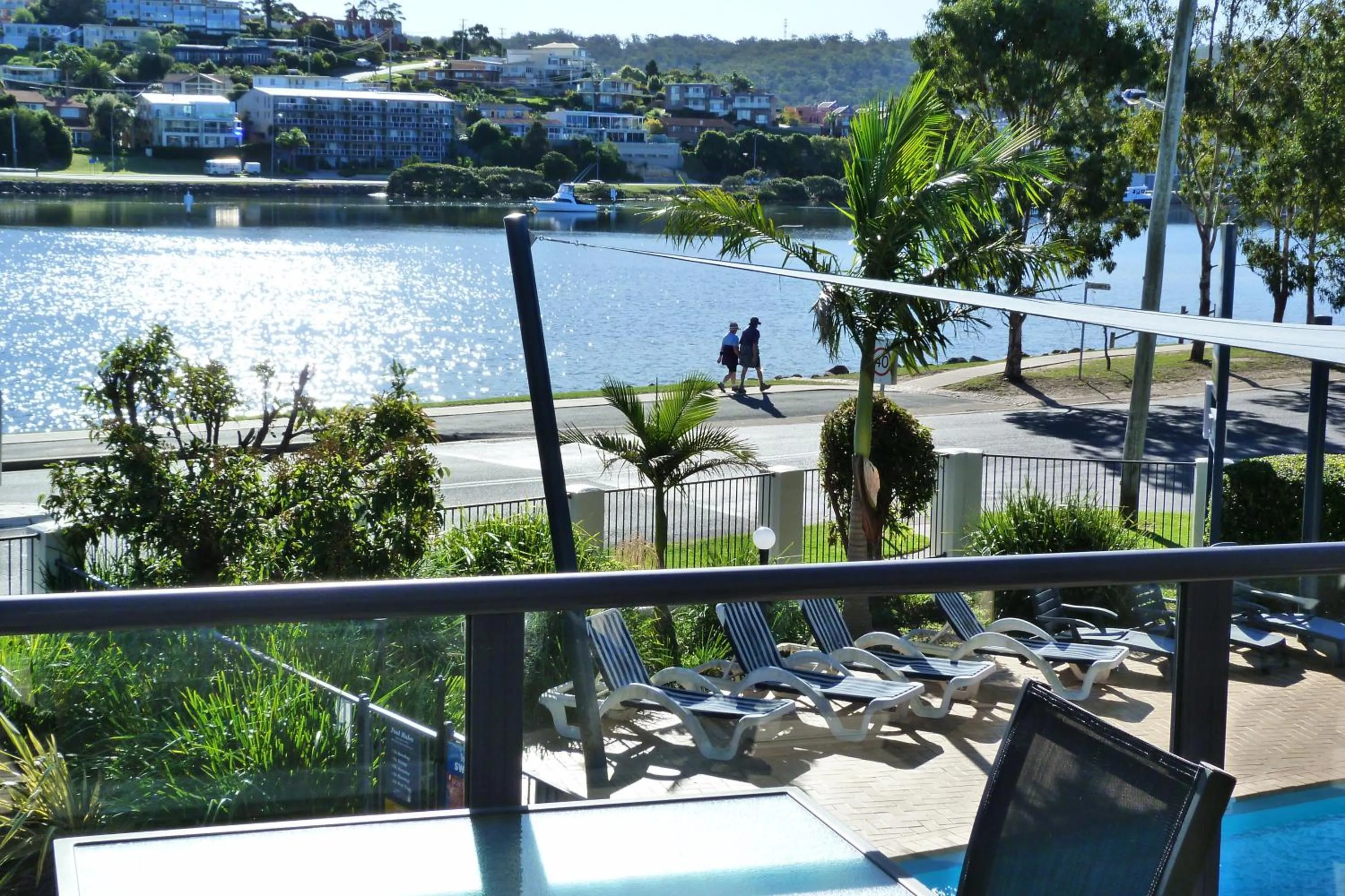 Lake view in Sails Luxury Apartments Merimbula