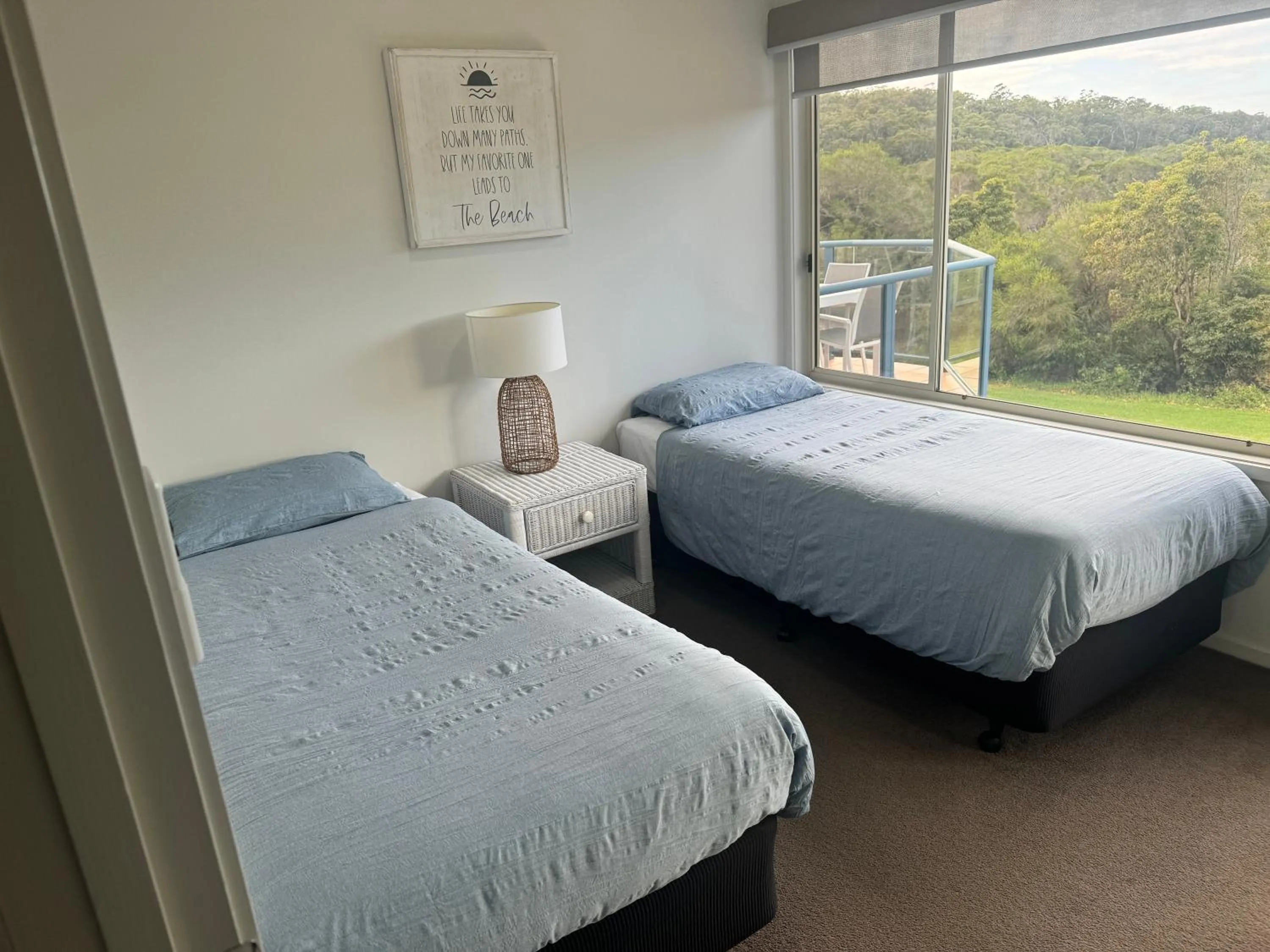 Bedroom, Bed in BlueWater Apartments