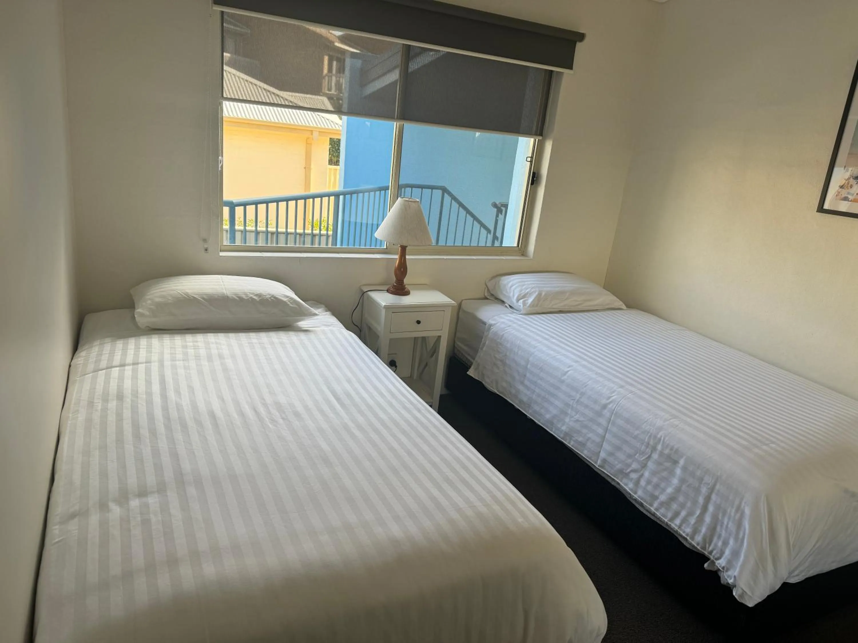 Bedroom, Bed in BlueWater Apartments