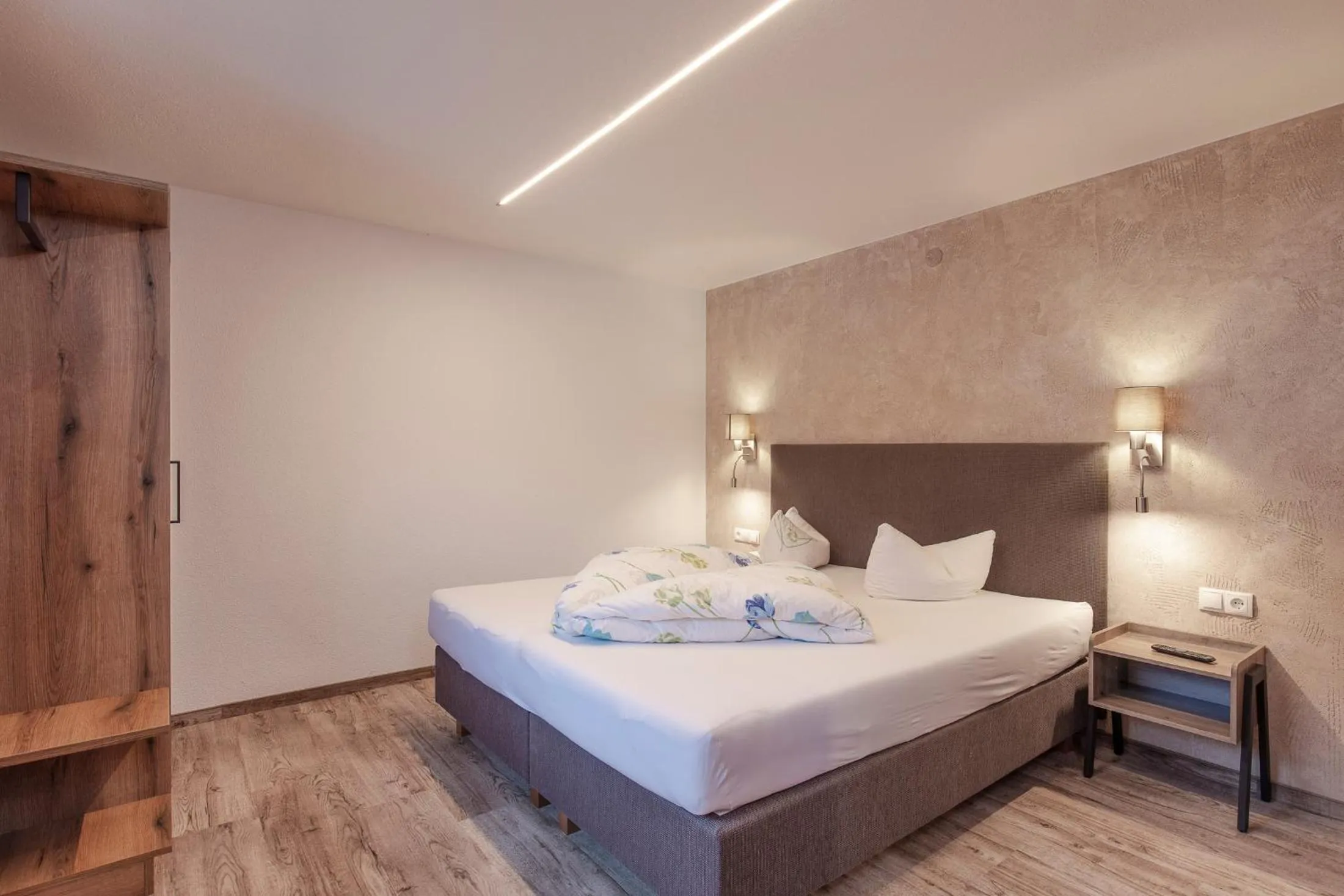 Bedroom, Bed in Hotel Garni Schönblick