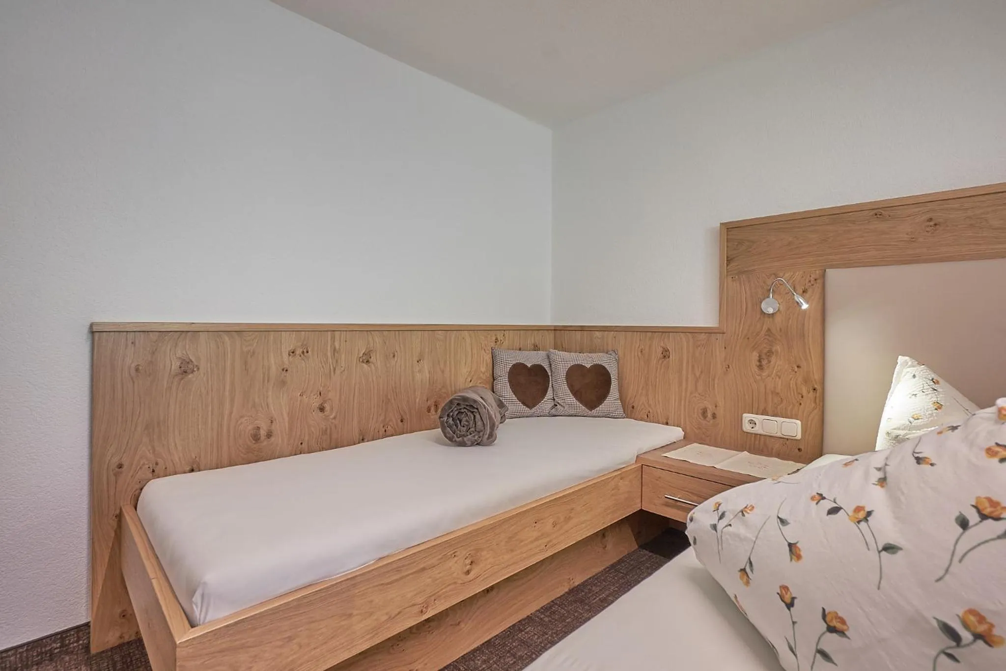 Decorative detail, Bed in Hotel Garni Schönblick