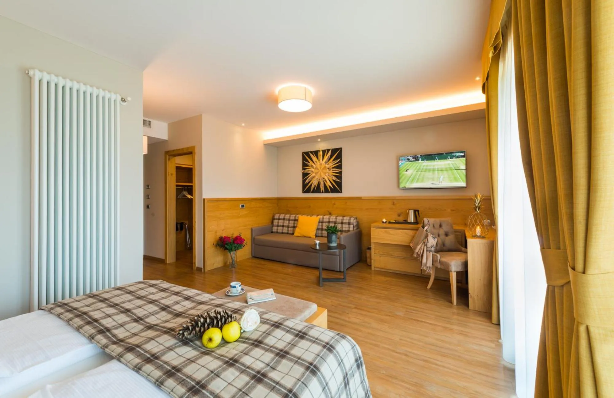 Bed in Hotel Ambassador