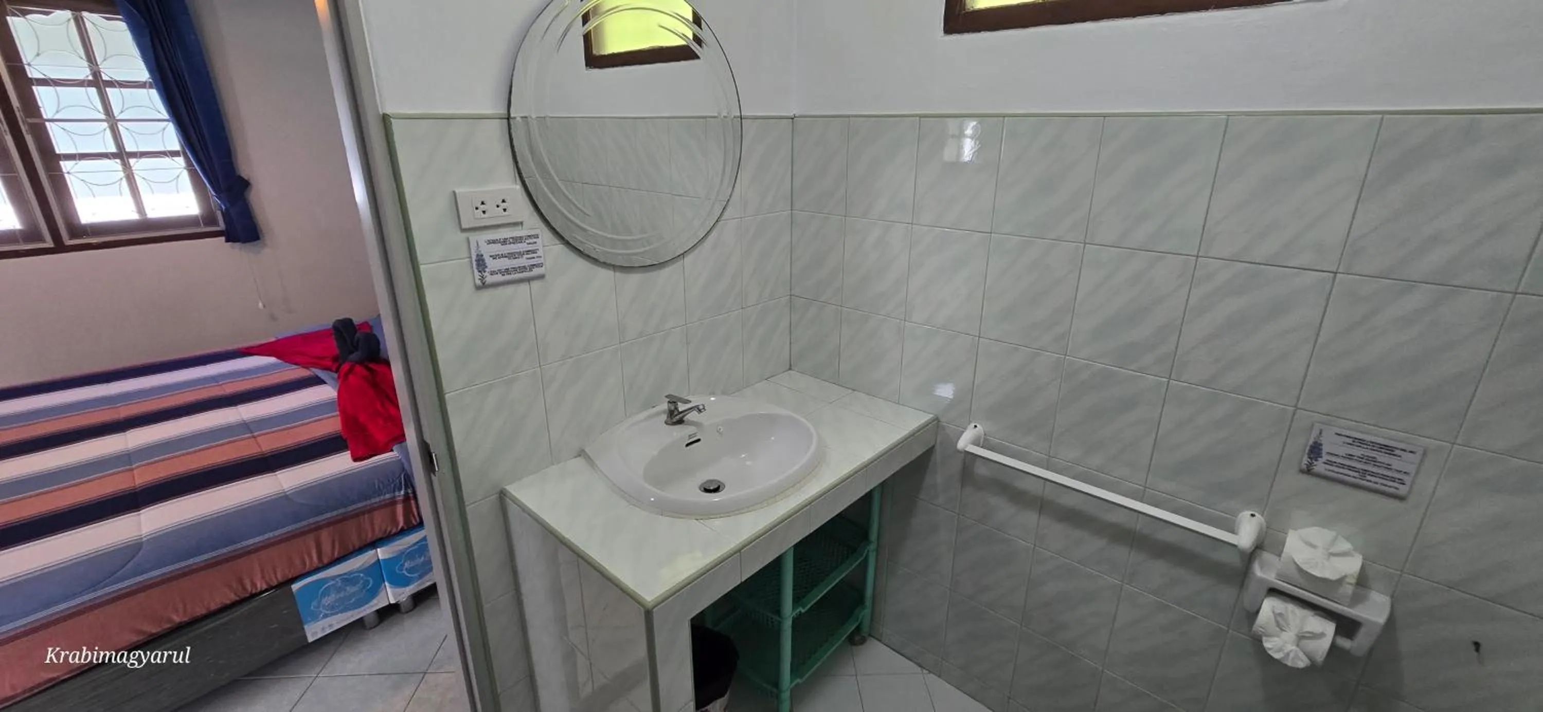 Toilet, Bed in Sabai Resort