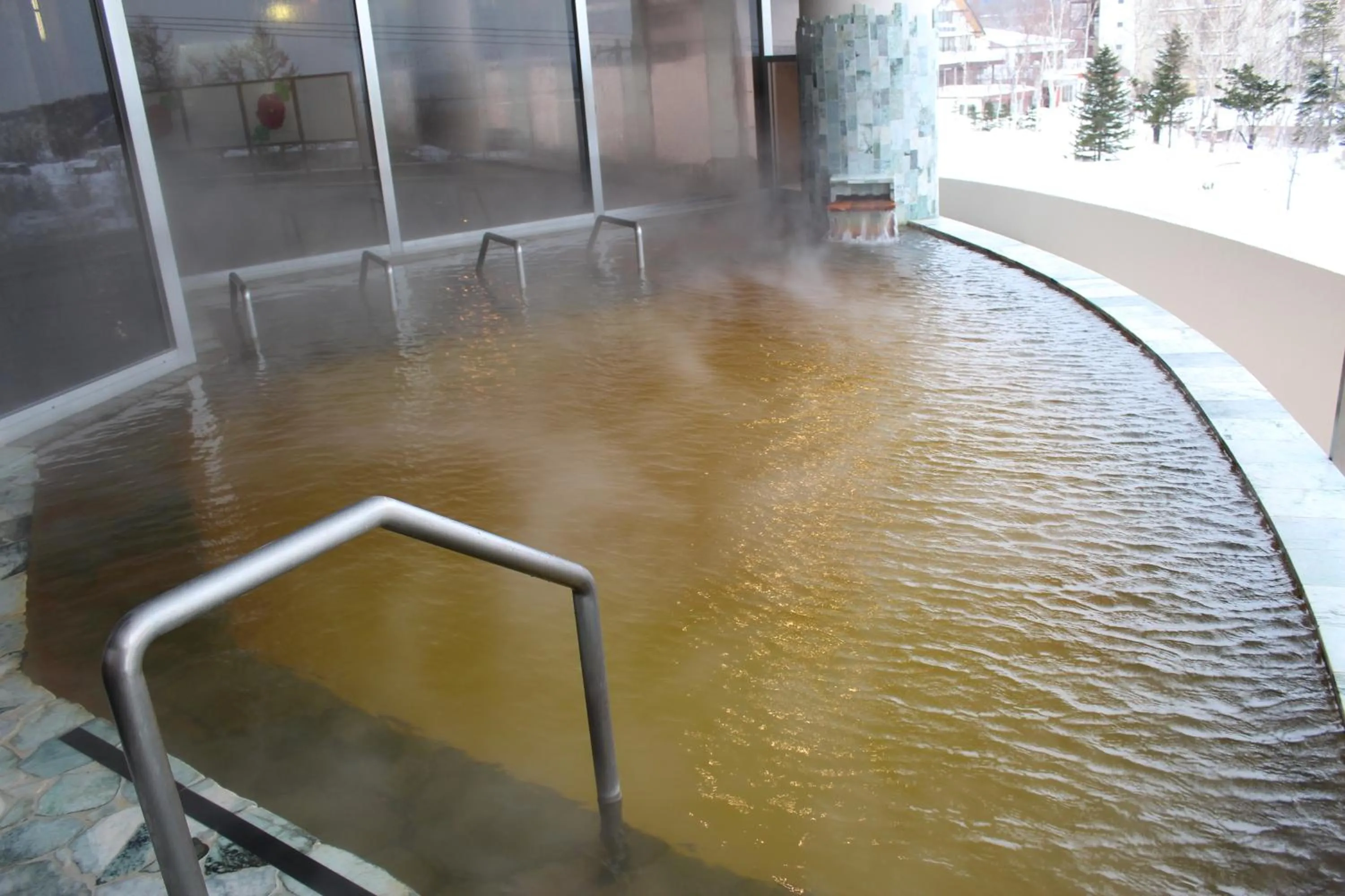 Hot Spring Bath in Shiretoko Daiichi Hotel