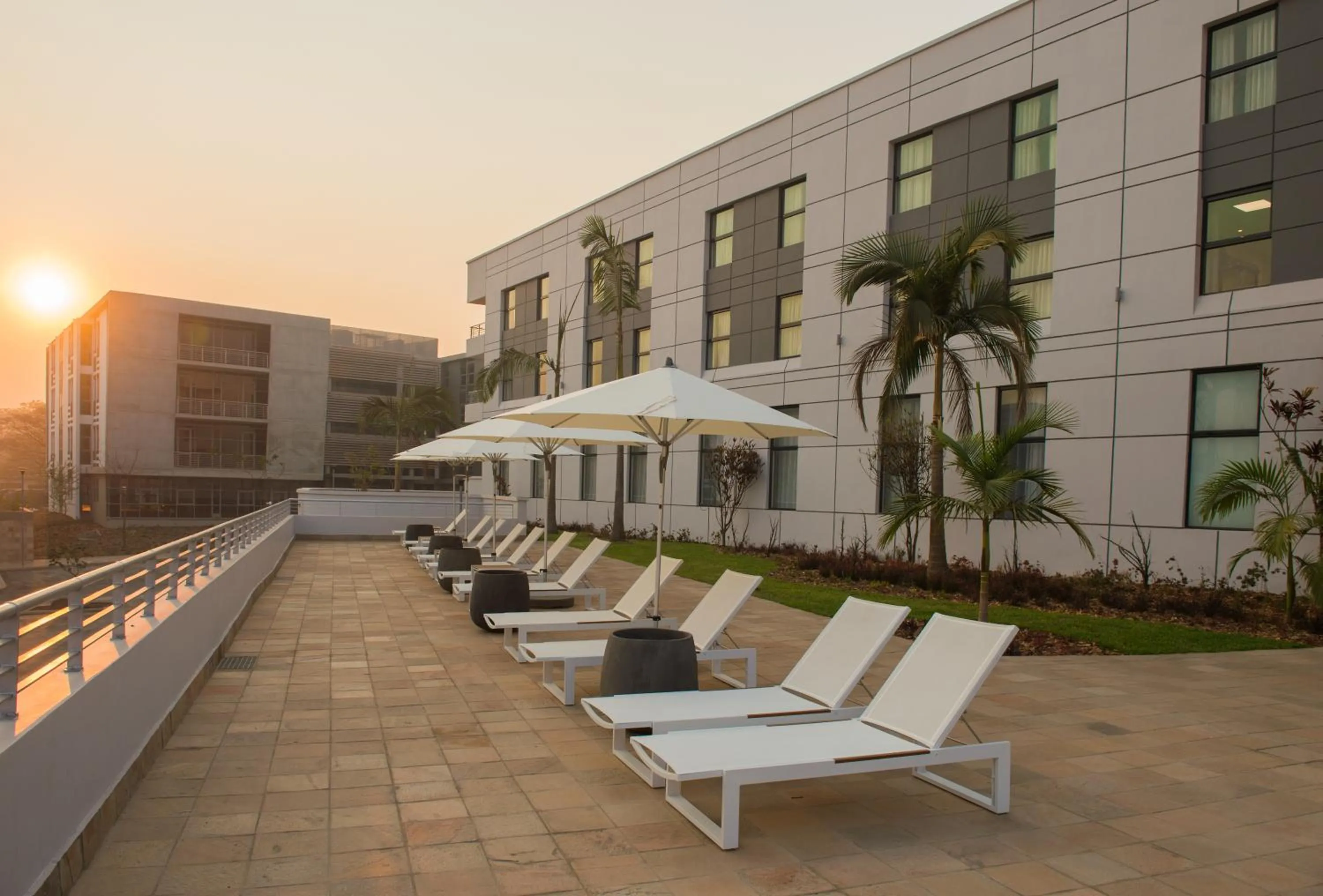 Pool view in Garden Court Kitwe