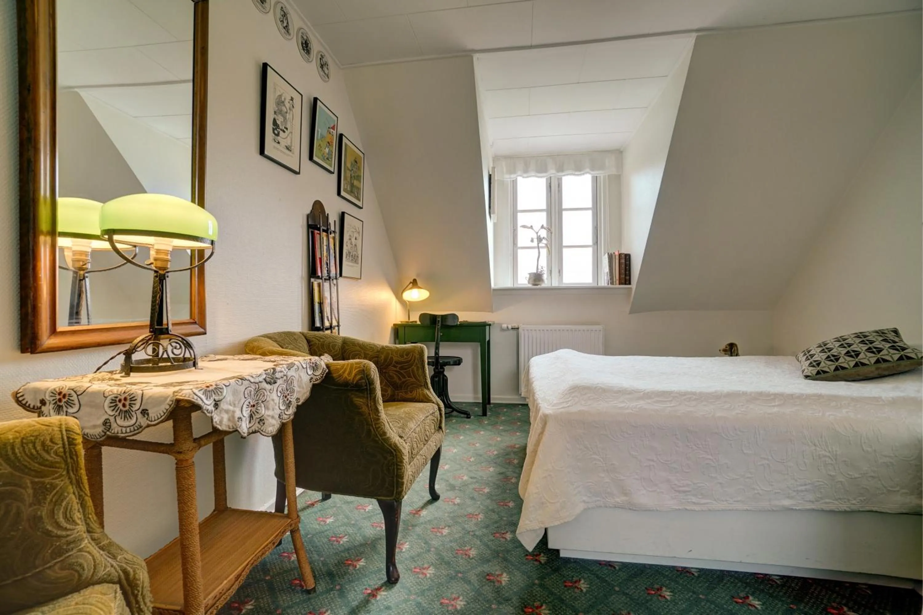 Bedroom, Bed in Svostrup Kro