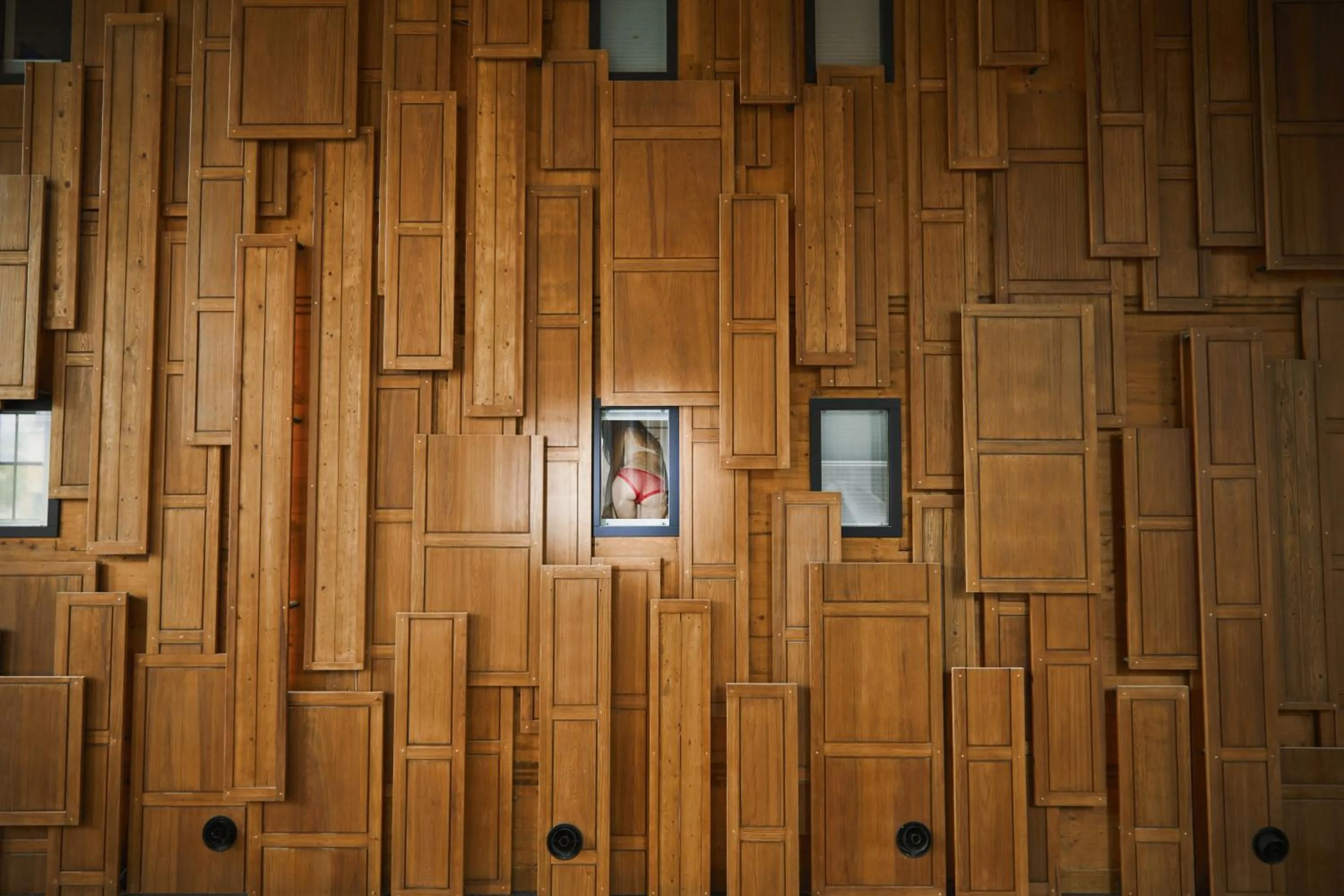 Decorative detail in Bunk Hotel Utrecht