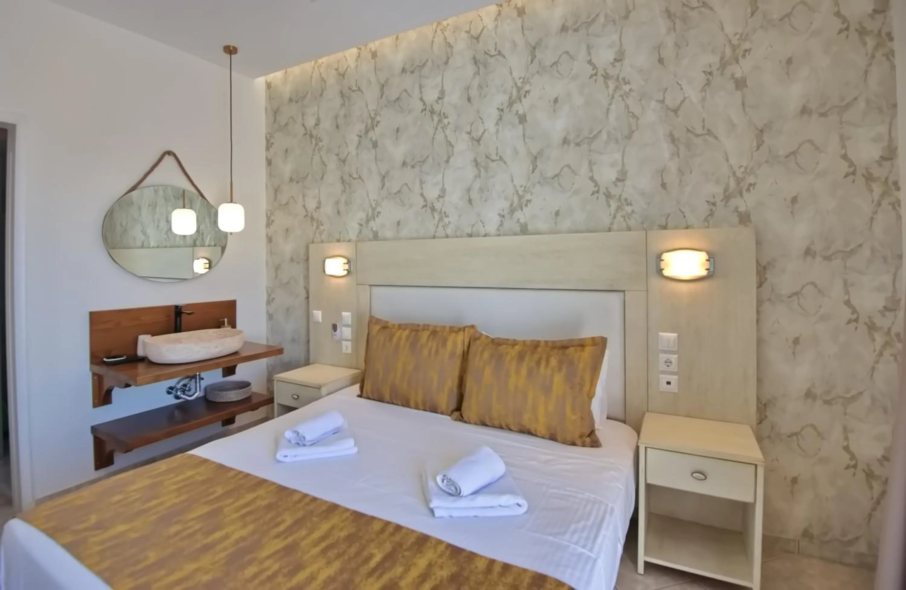 Bed in Pension Votsi