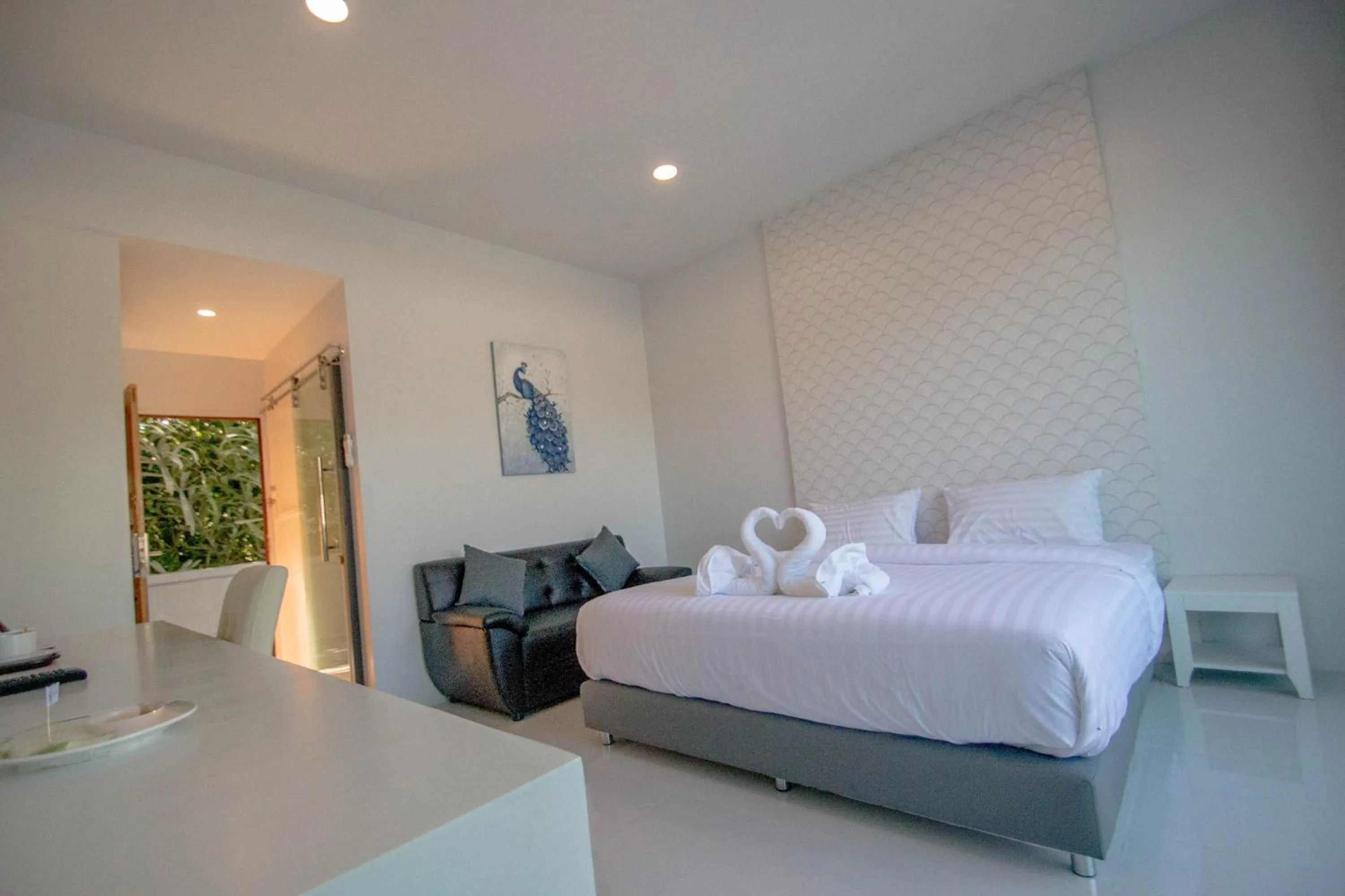 Bed in Baan Yamoo Ranong