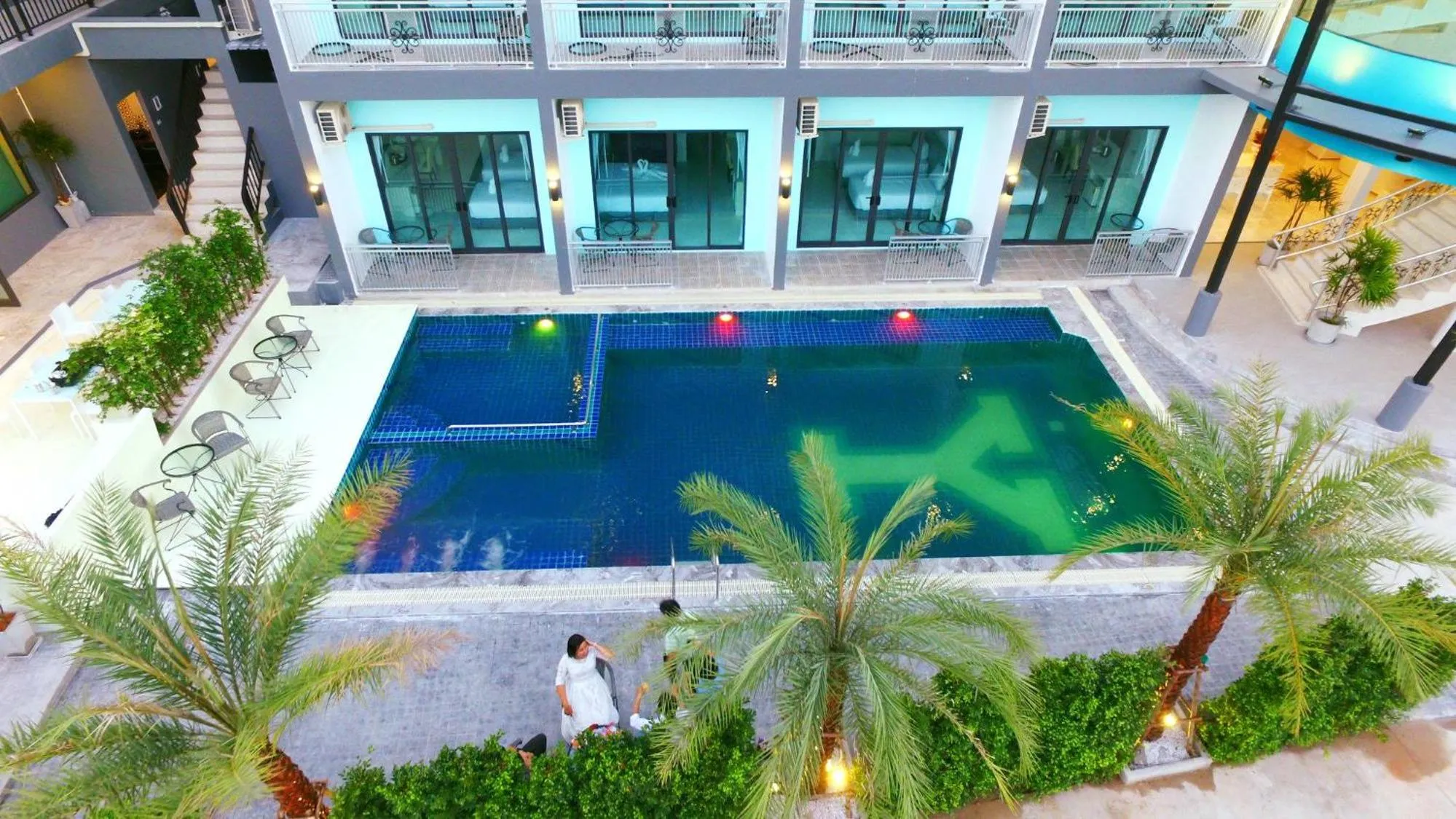 Pool view in Baan Yamoo Ranong