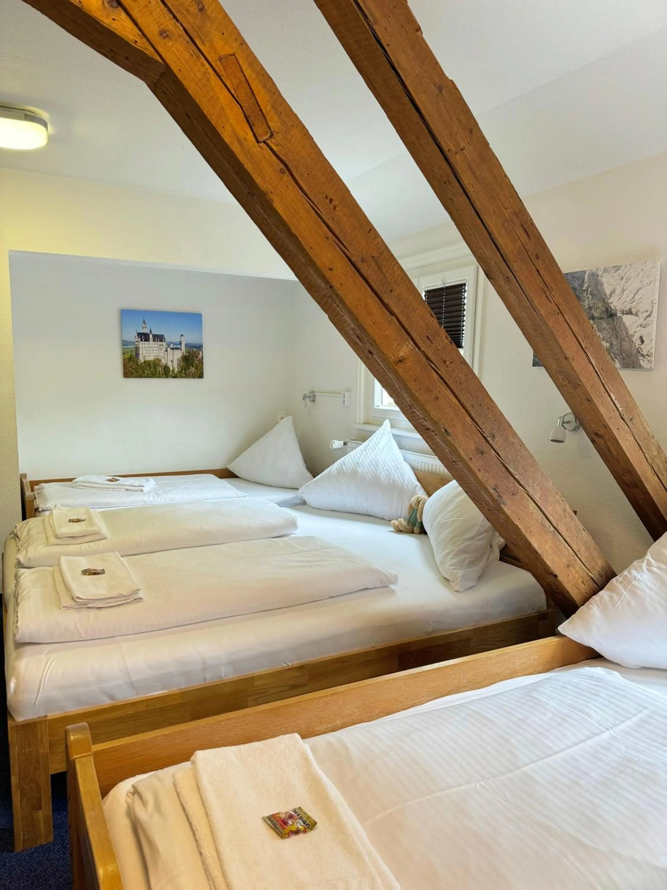 Bed in Hotel Hasen Kaufbeuren Allgäu