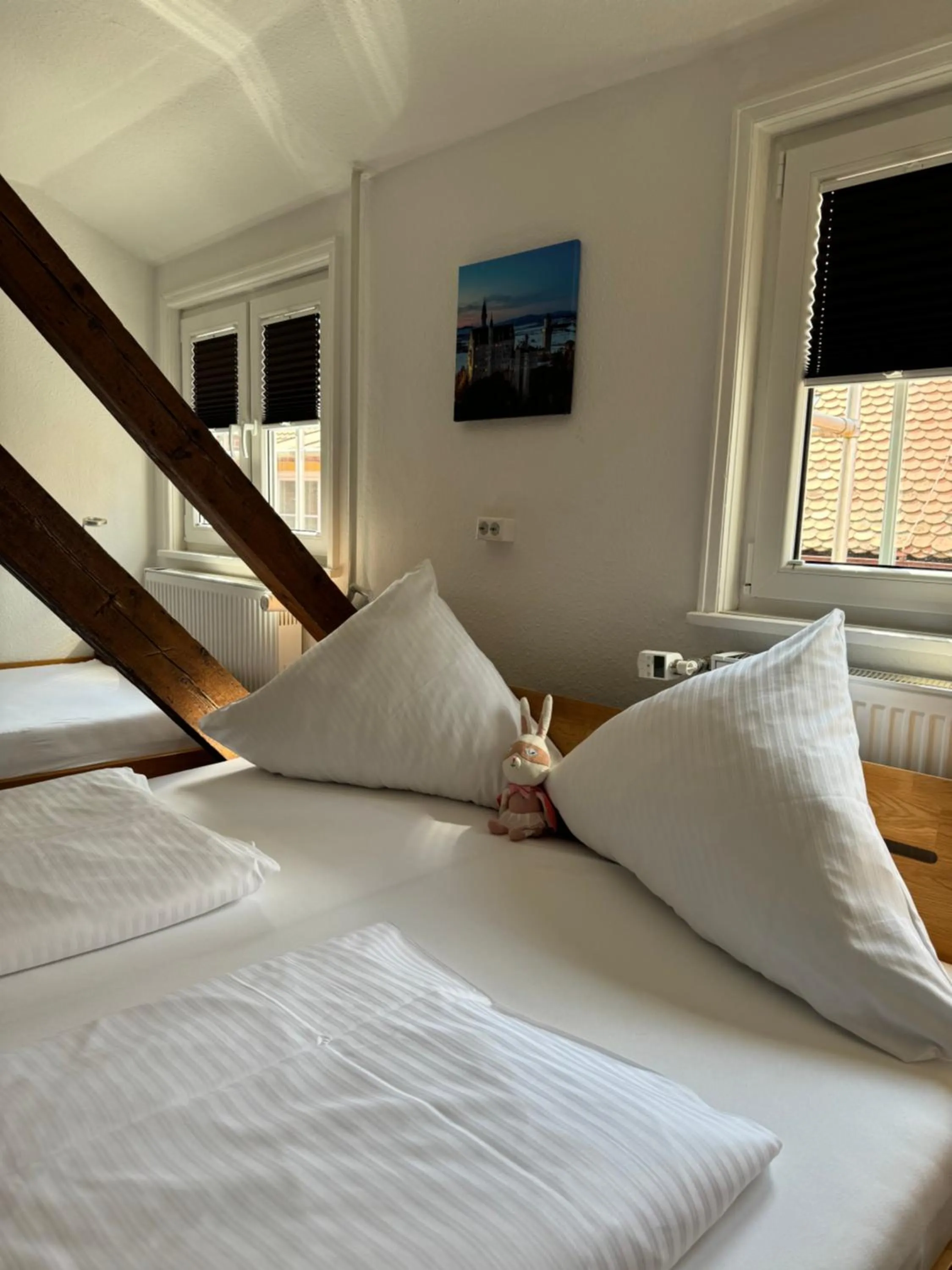 Bed in Hotel Hasen Kaufbeuren Allgäu