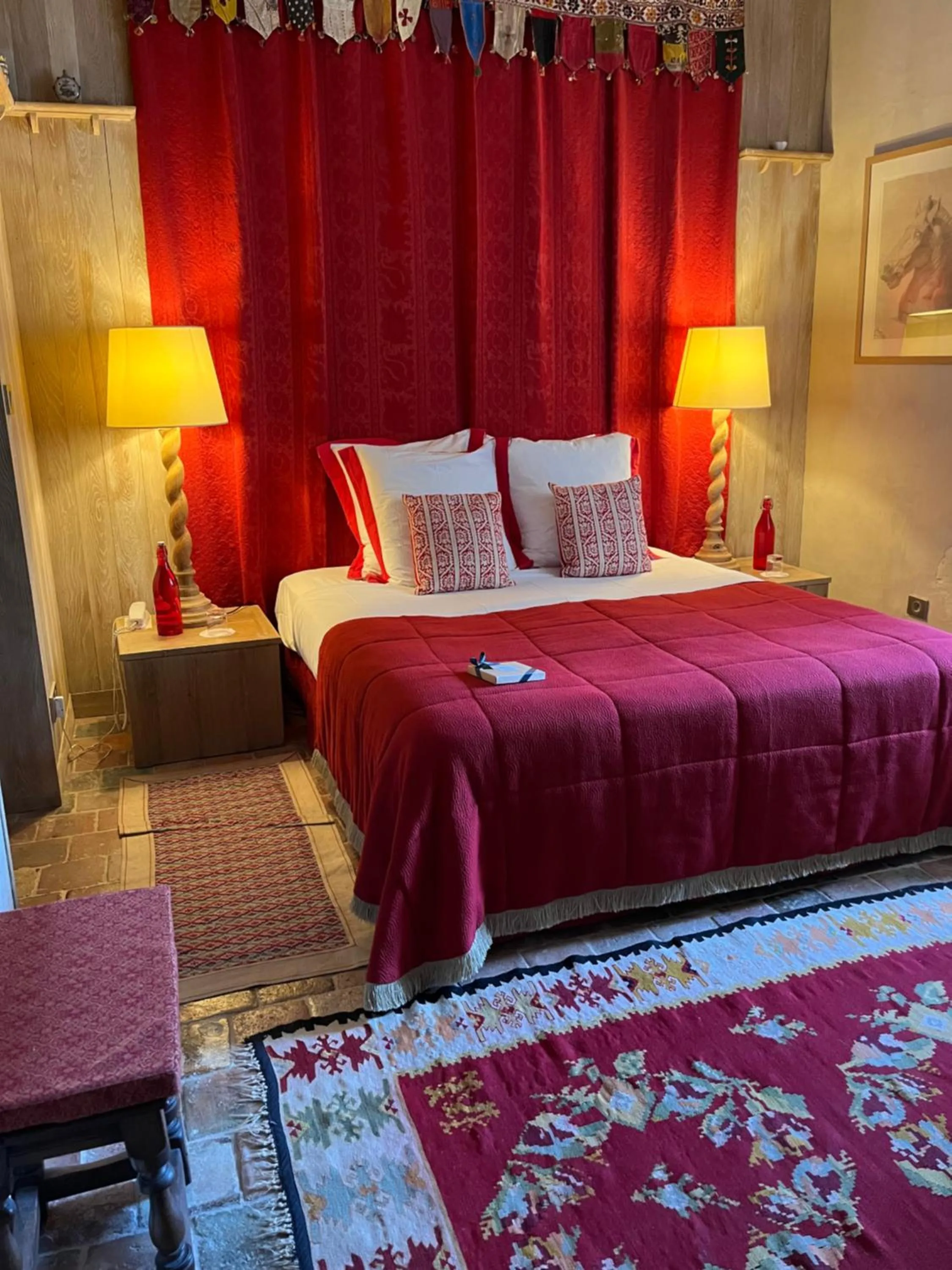 Bedroom, Bed in Hôtel du Château du Rivau