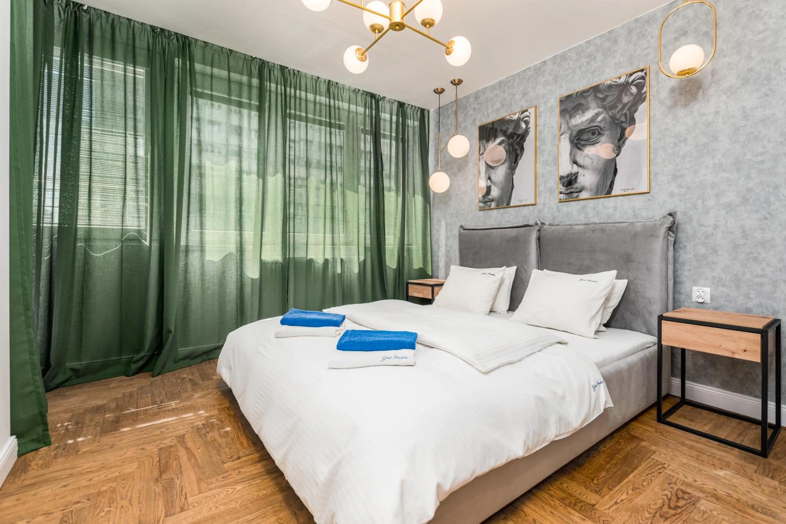 Bed in Apartament Moniuszki by Your Freedom