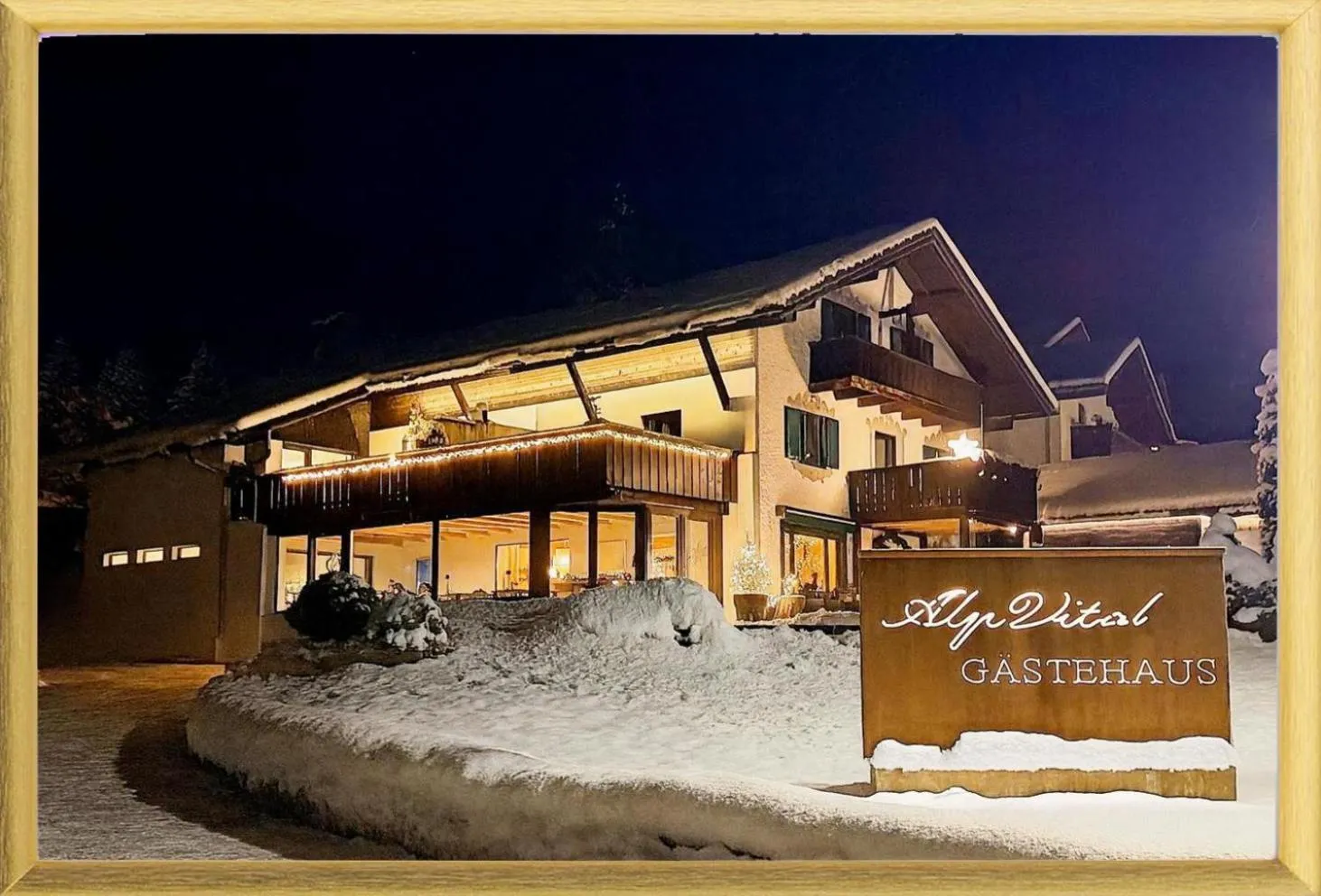 Property building in Gästehaus Alpvital