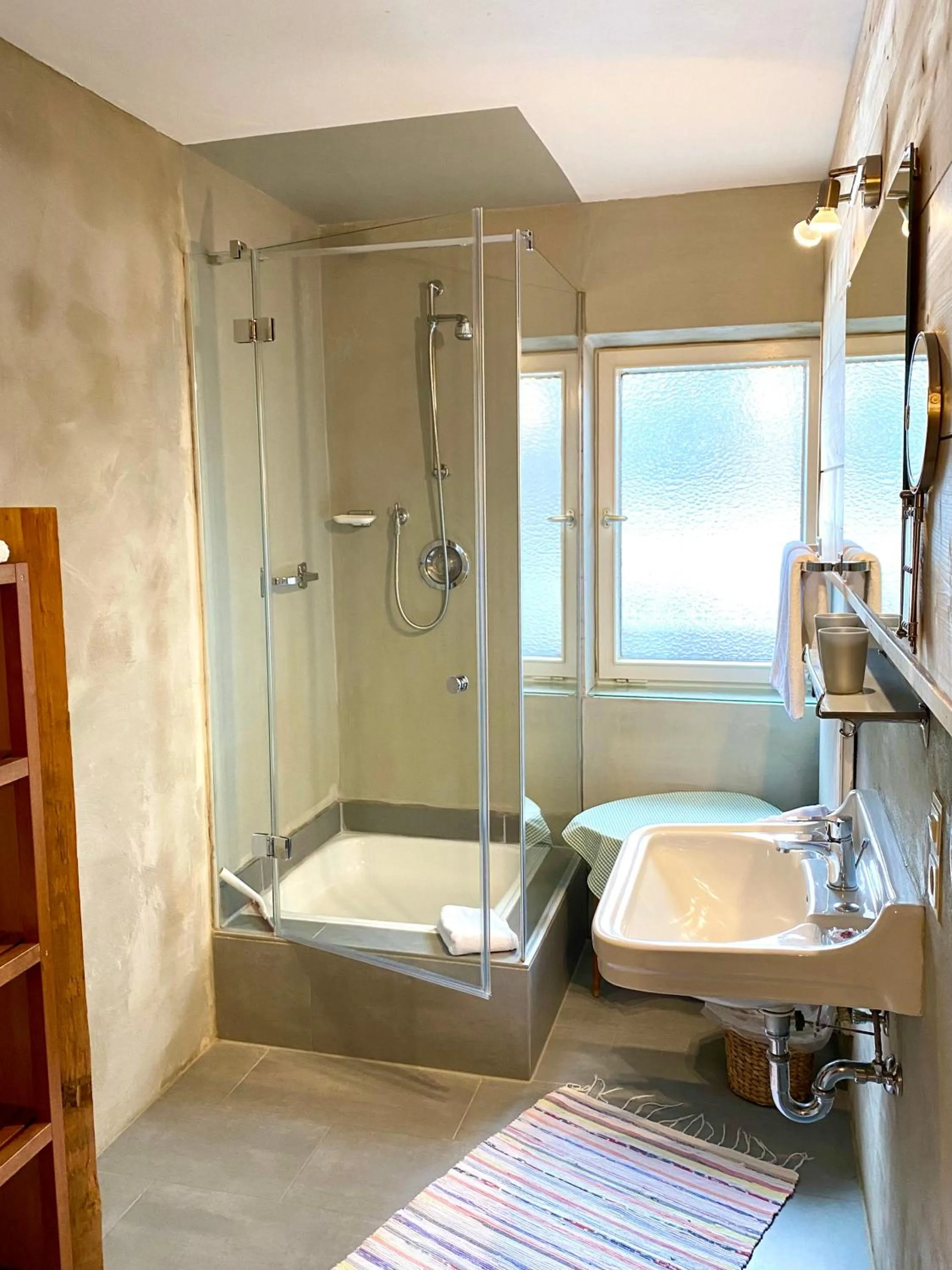 Bathroom in Gästehaus Alpvital