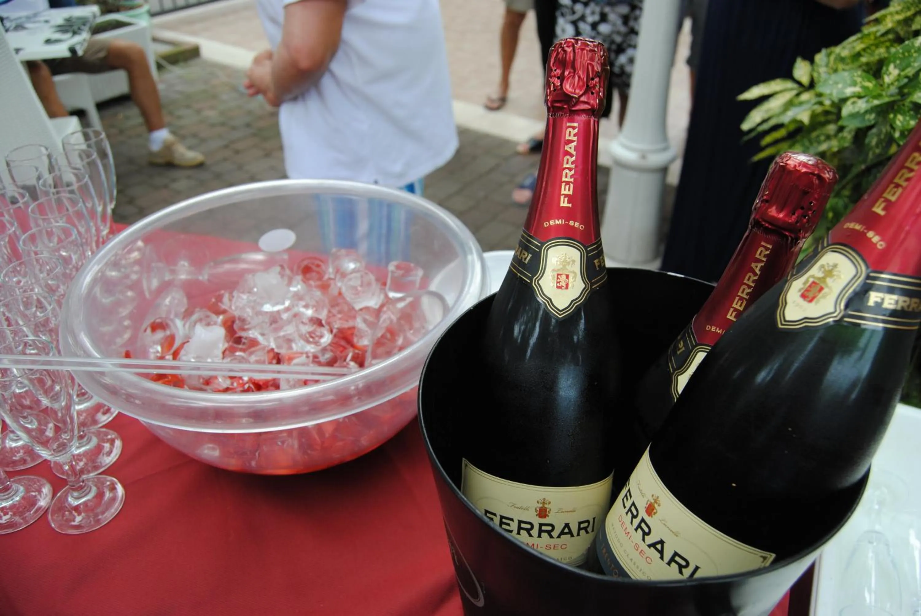 Drinks in Hotel Flora