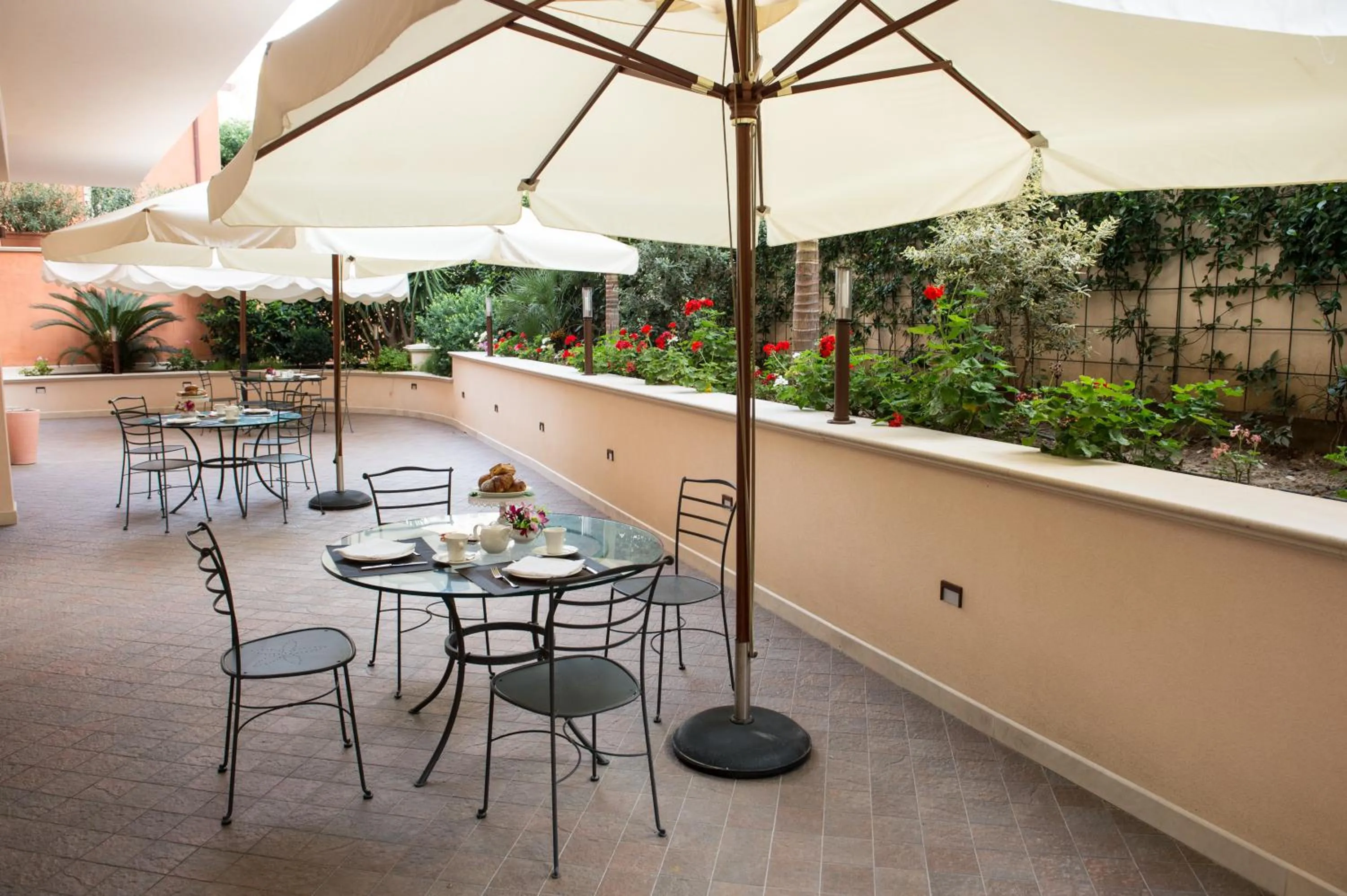 Patio in Artemis Hotel