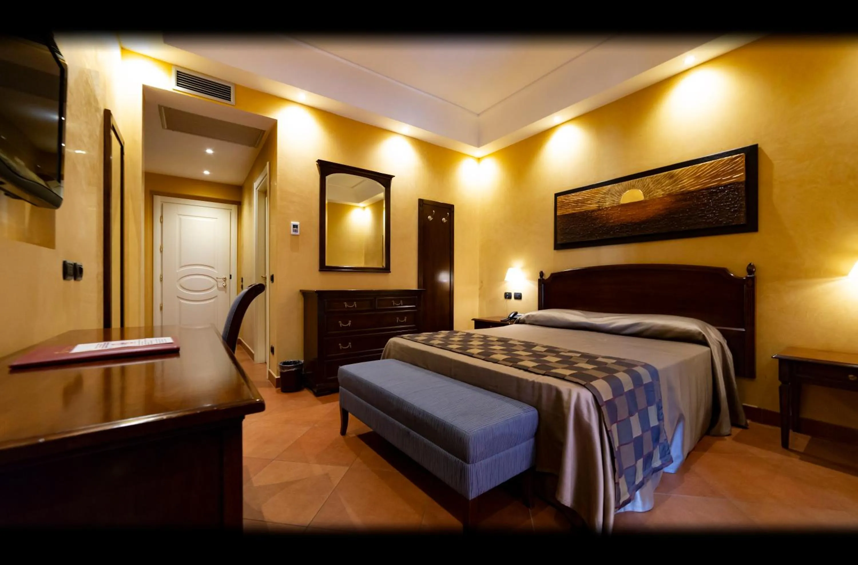 Bed in Artemis Hotel